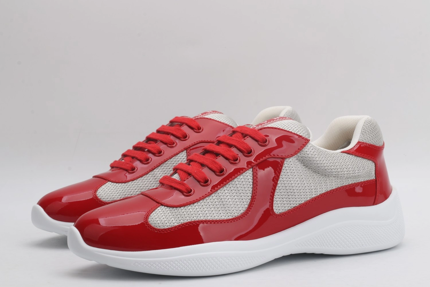 Mens P*rada Top Sneakers Vibrant 6567