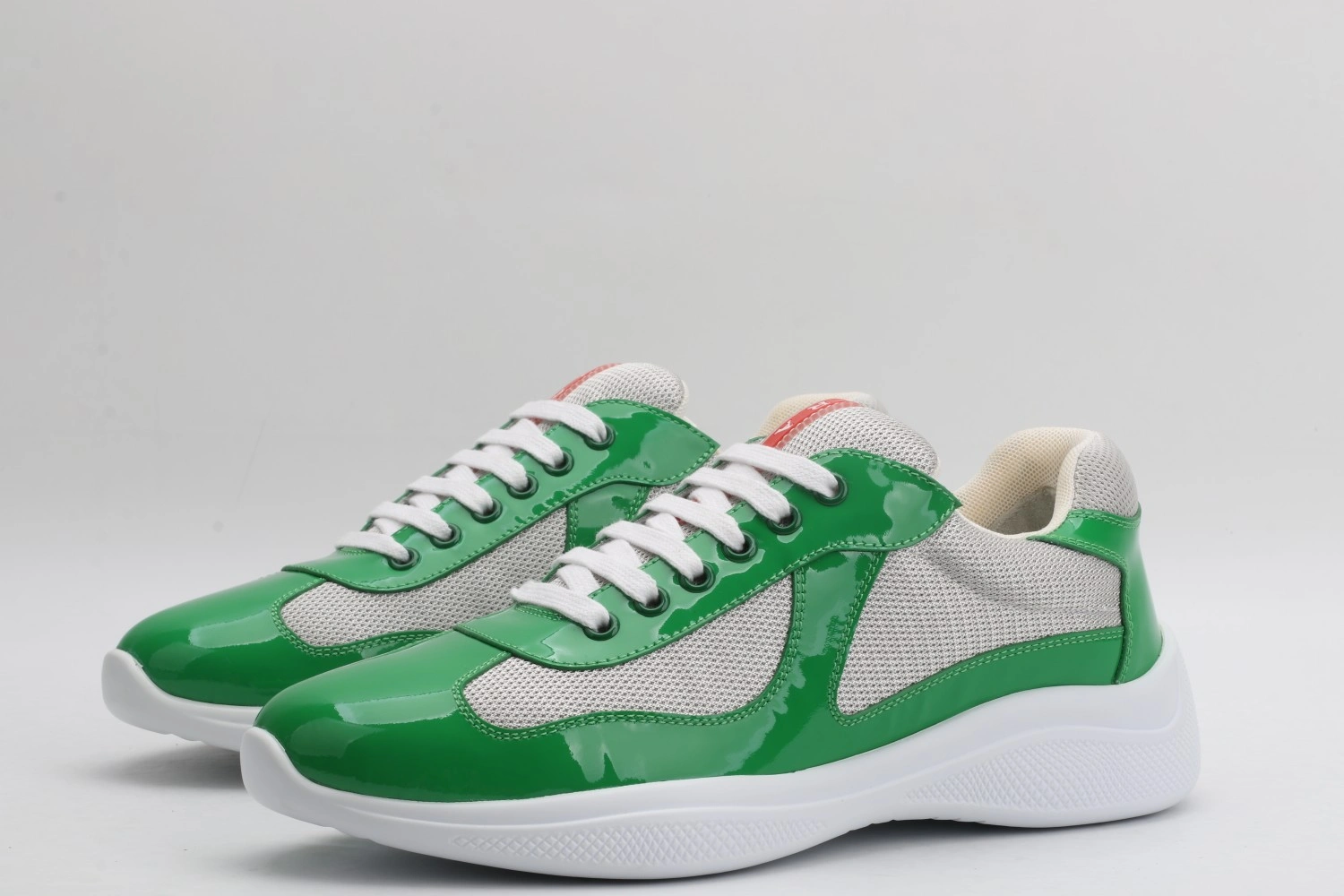 Mens P*rada Top Sneakers Vibrant 6567