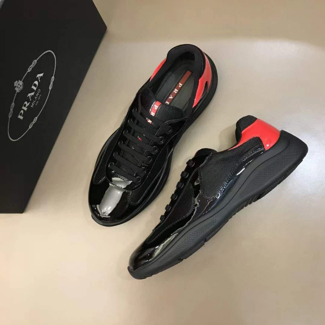 FashionForward Mens P*rada Top Sneakers 6581
