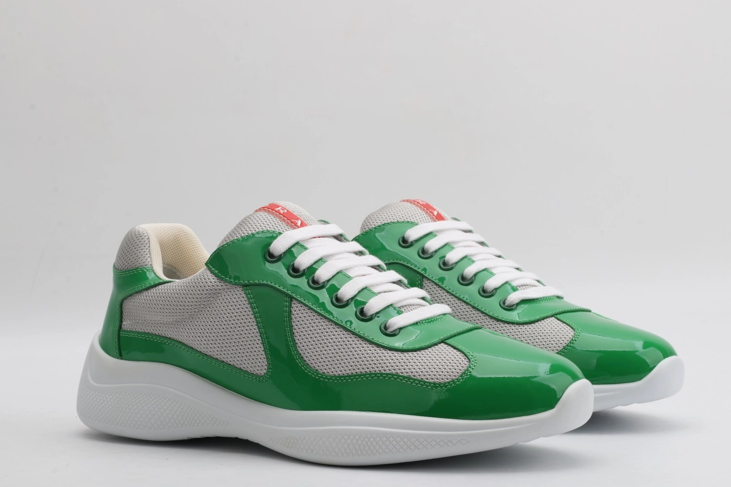 Mens P*rada Top Sneakers Vibrant 6567