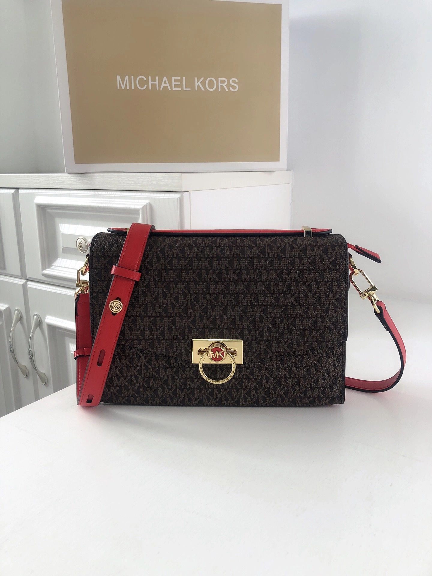 OdorResistant M*ichael K*ors Bag Top Quality 25*18*8.5cm 9313