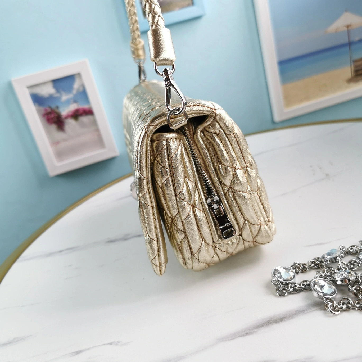 Popular M*iu M*iu Bag Top Quality 121*12*5cm 9443