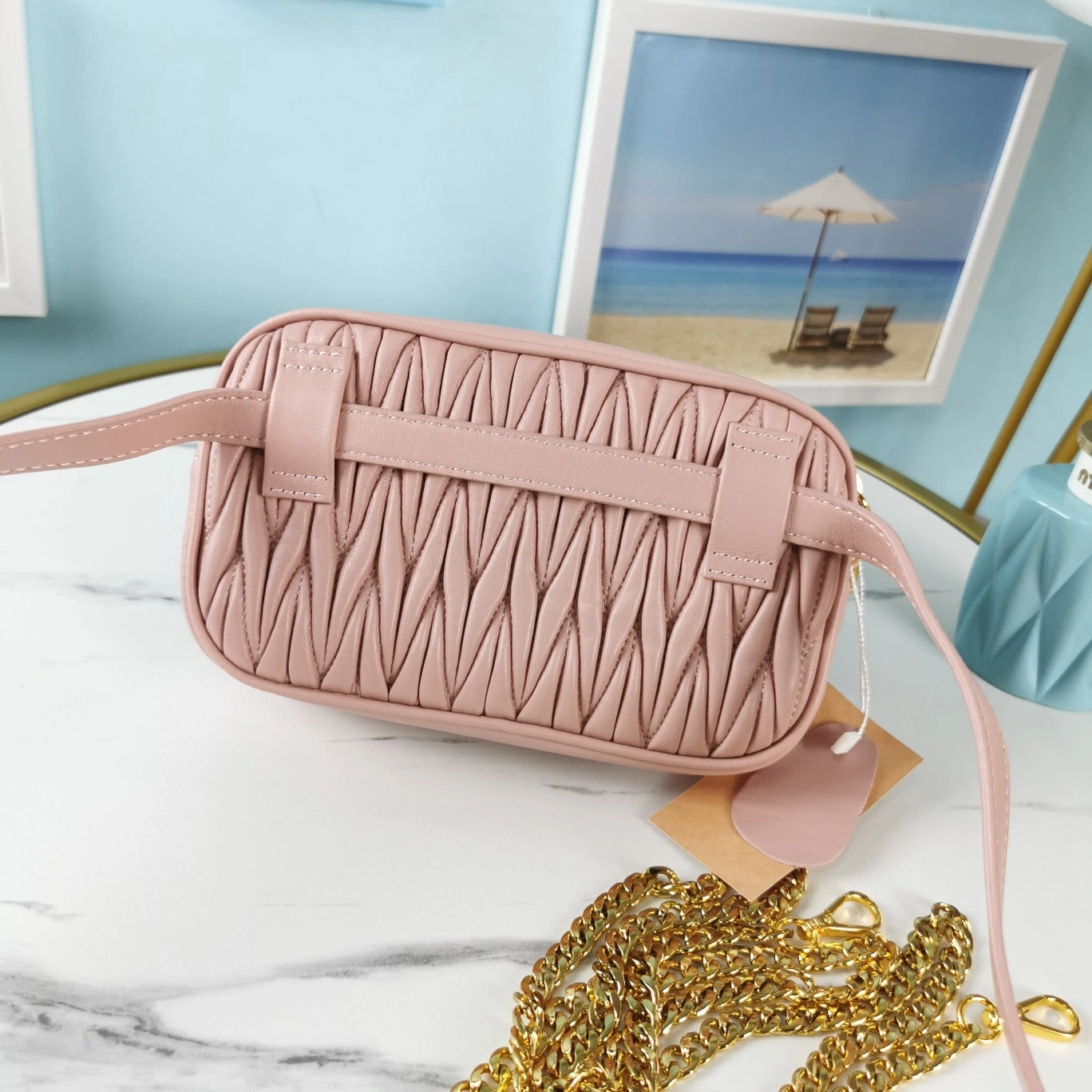Effortless M*iu M*iu Bag Top Quality 19*11*5cm 9444
