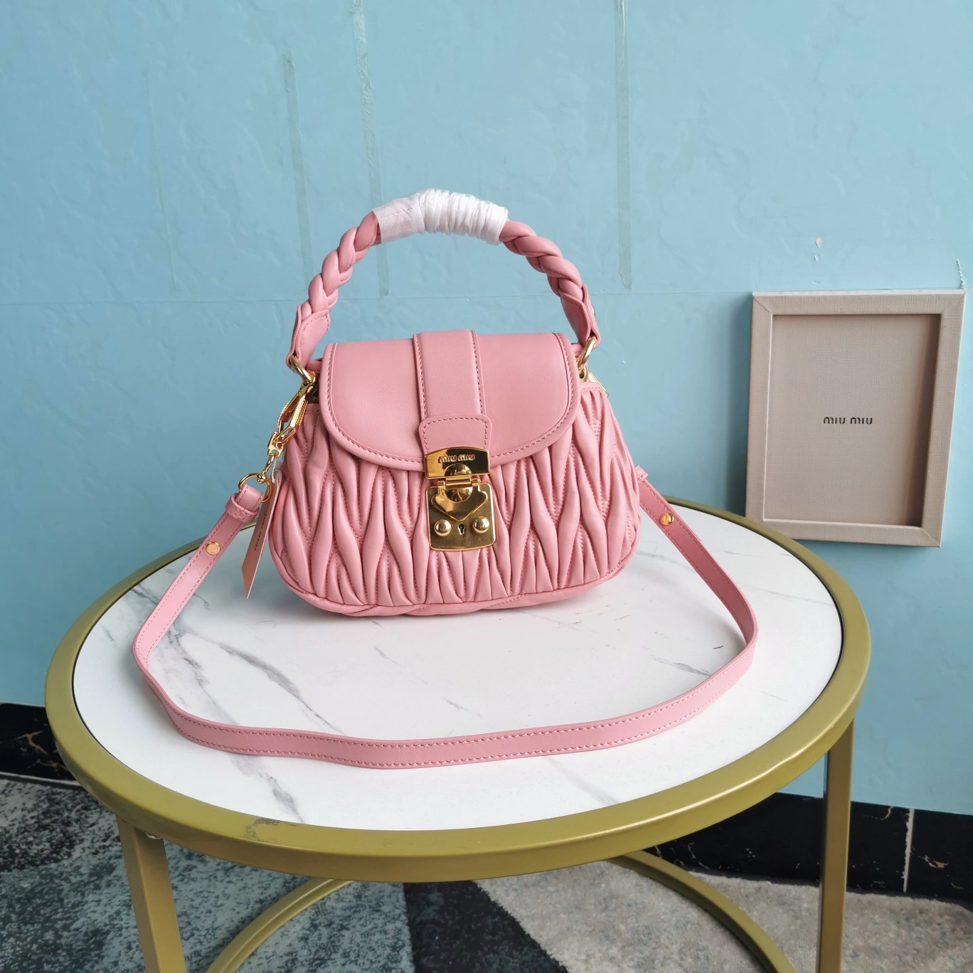 M*iu M*iu Top Bag 16.5*24*6.5cm Breathable 9441