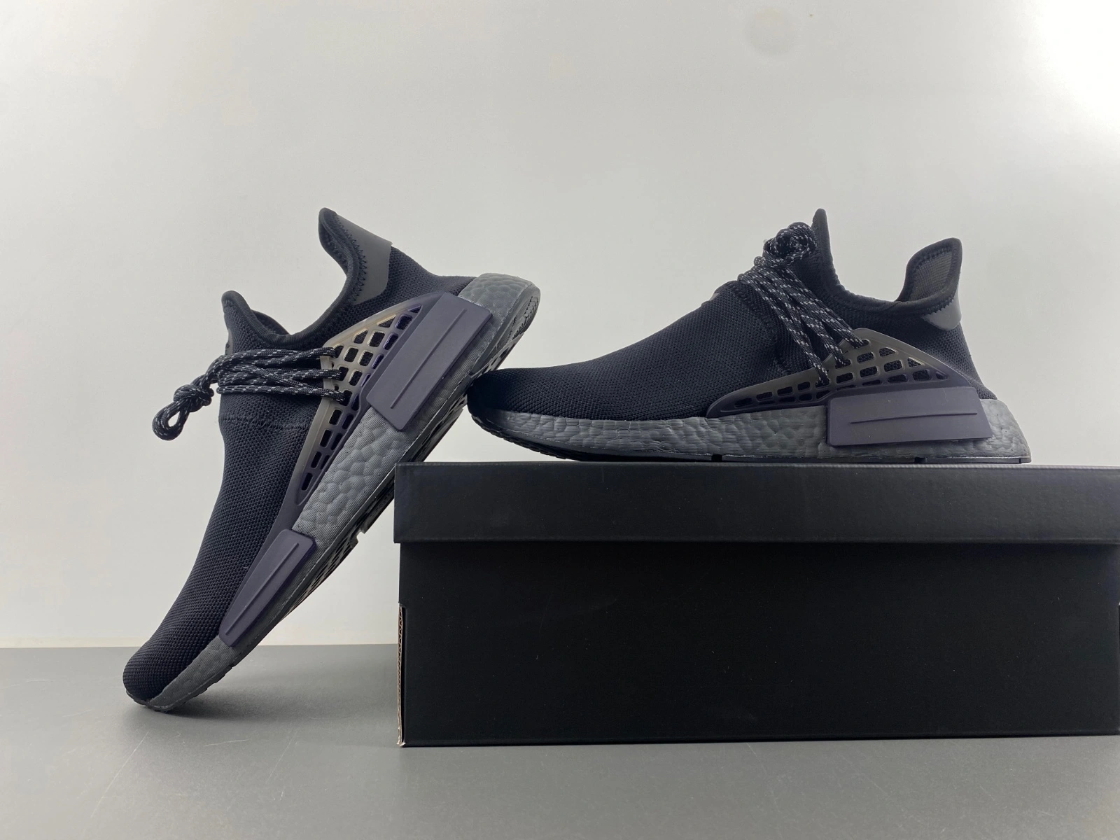 NMD Hu Pharrell Human Race Triple Black Pack GX Practical 2807