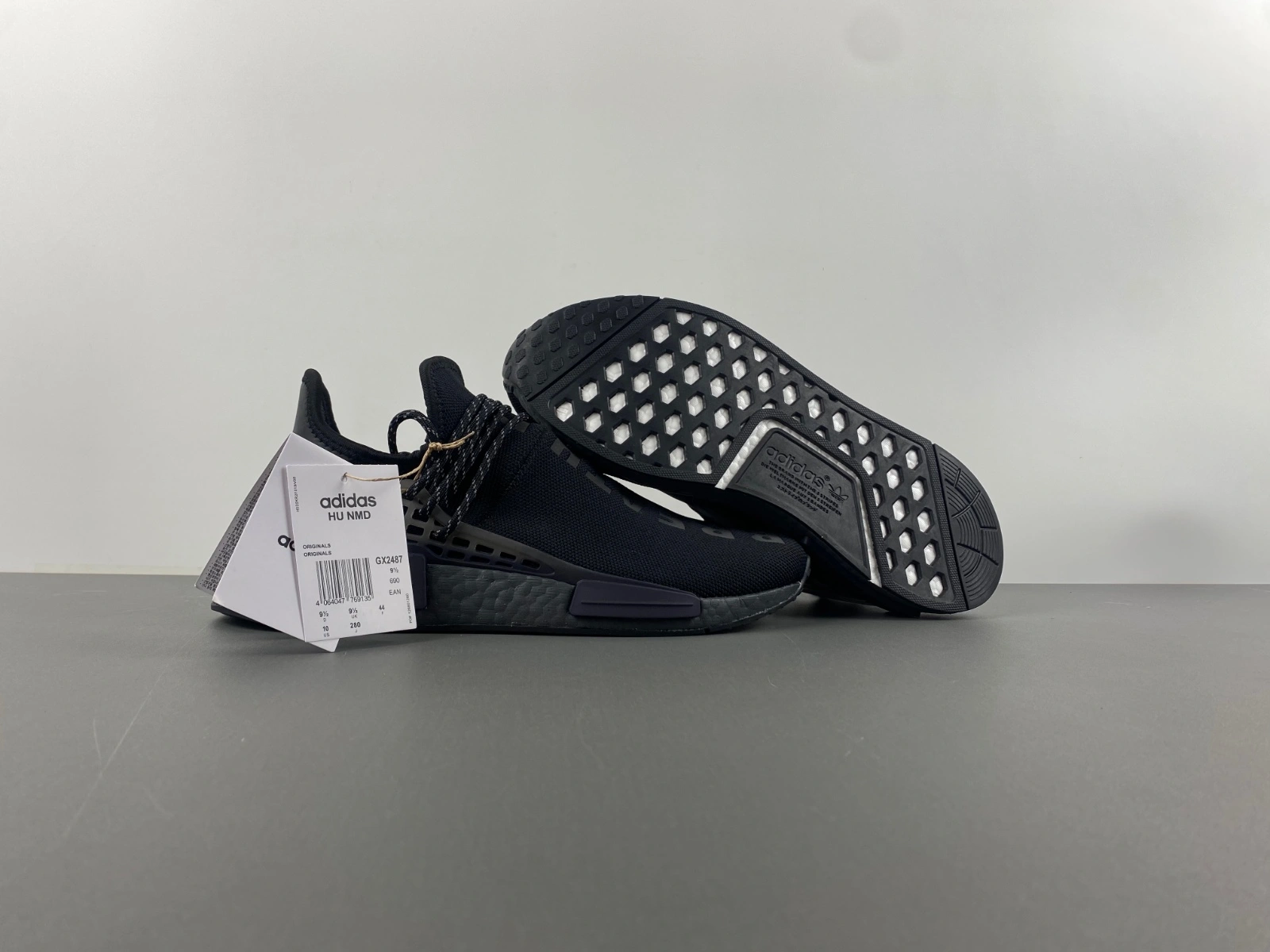 NMD Hu Pharrell Human Race Triple Black Pack GX Practical 2807