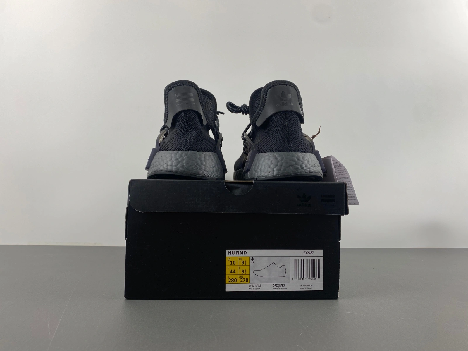 NMD Hu Pharrell Human Race Triple Black Pack GX Practical 2807