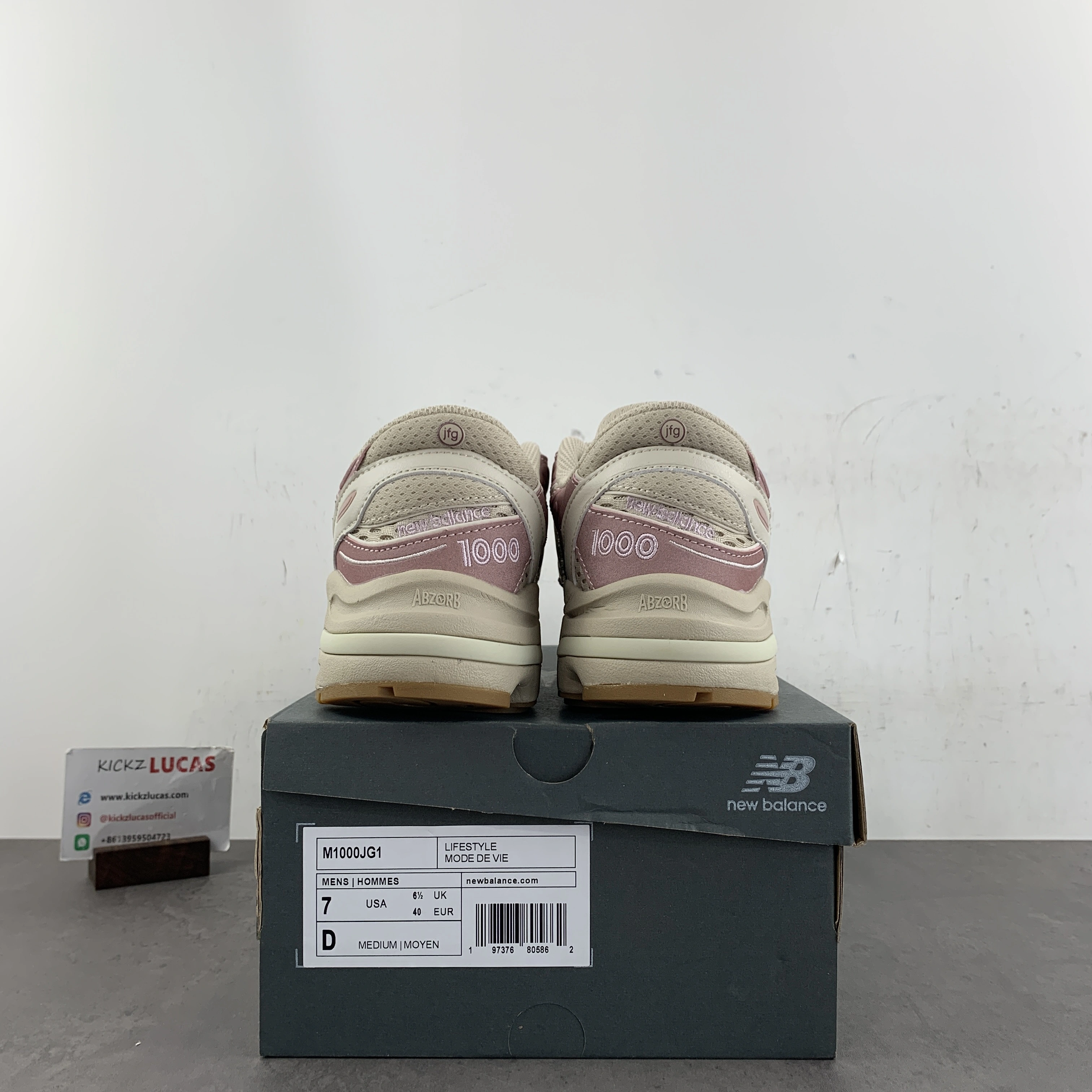Modern New Balance 1000 Joe Freshgoods When Things Were Pure Pink Mink M1000JG 2438