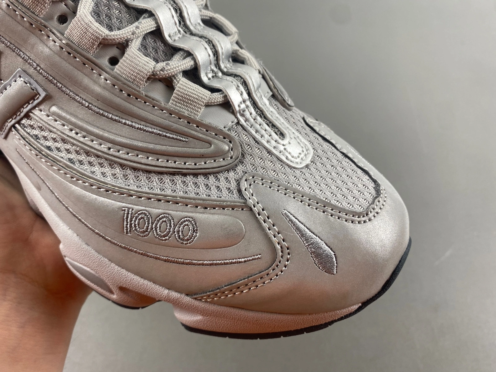 Breathable New Balance 1000 Silver Reflective M1000TE 2426