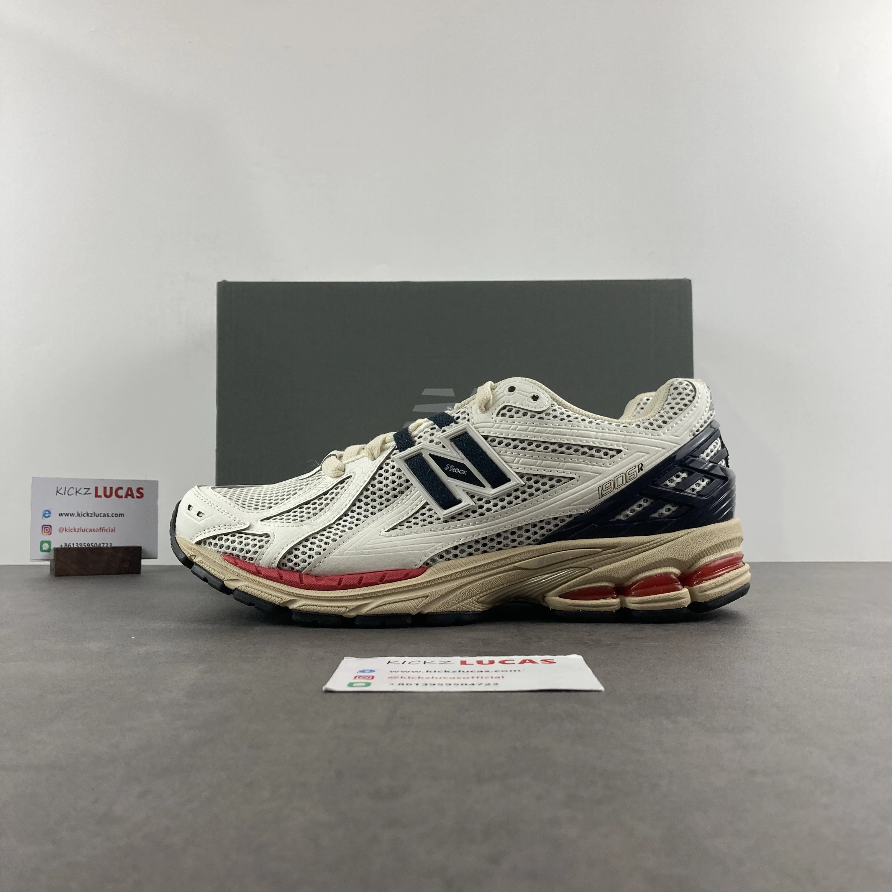 New Balance 1906R Sea Salt Eclipse True Red M1906RR UrbanChic 2471