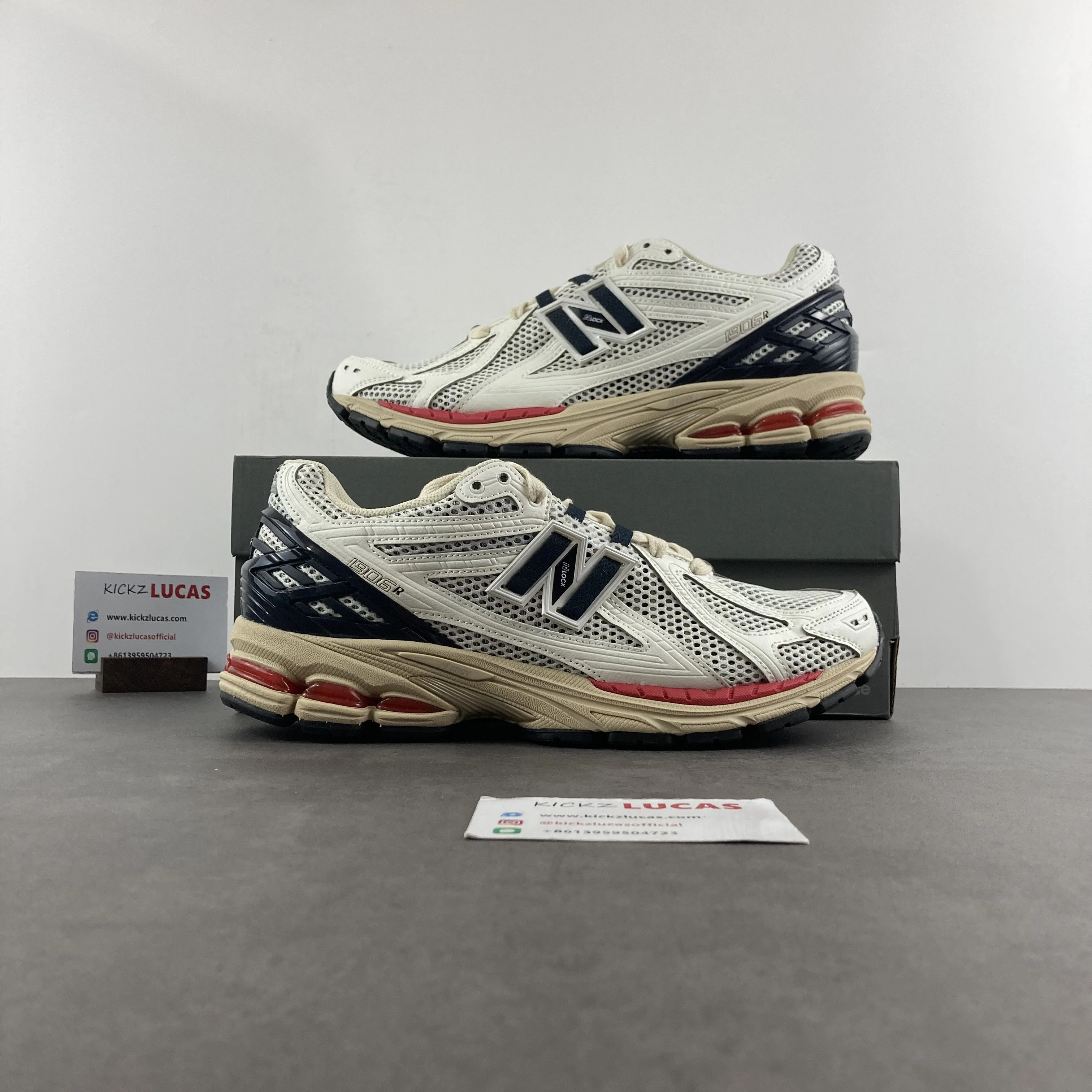 New Balance 1906R Sea Salt Eclipse True Red M1906RR UrbanChic 2471