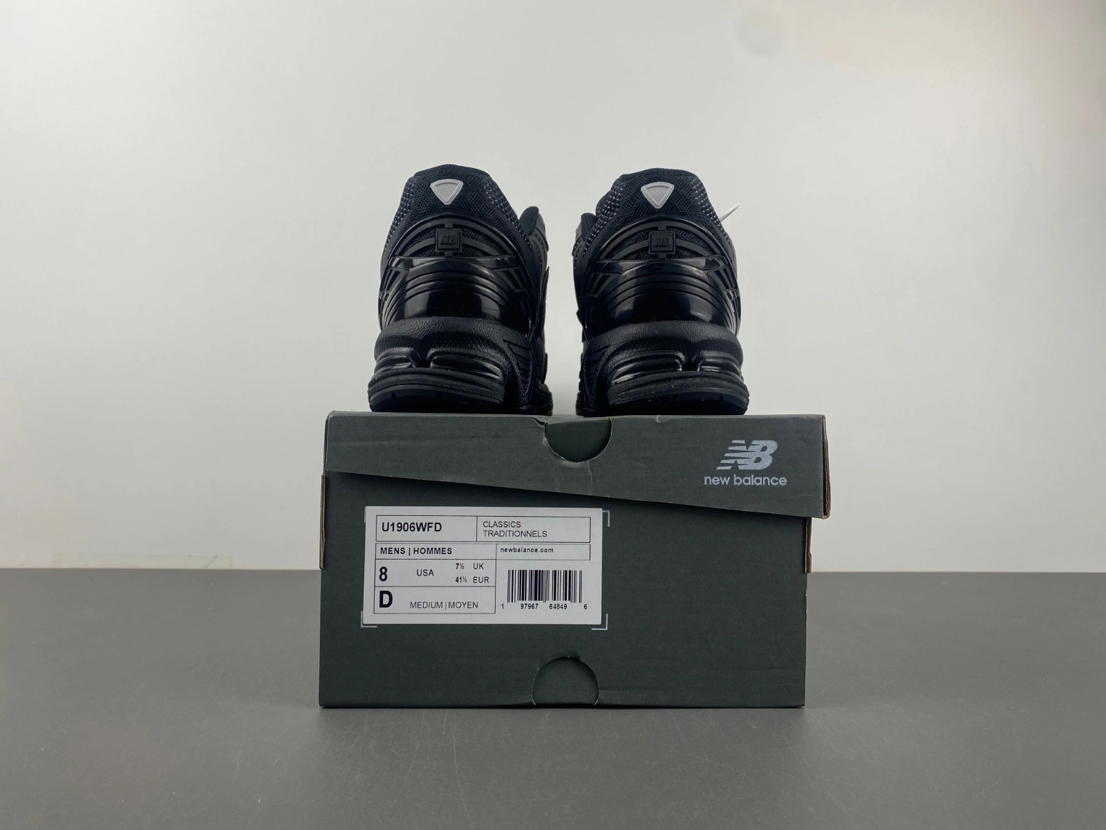 Refined New Balance 1906W Black Silver Metallic U1906WFD 2377