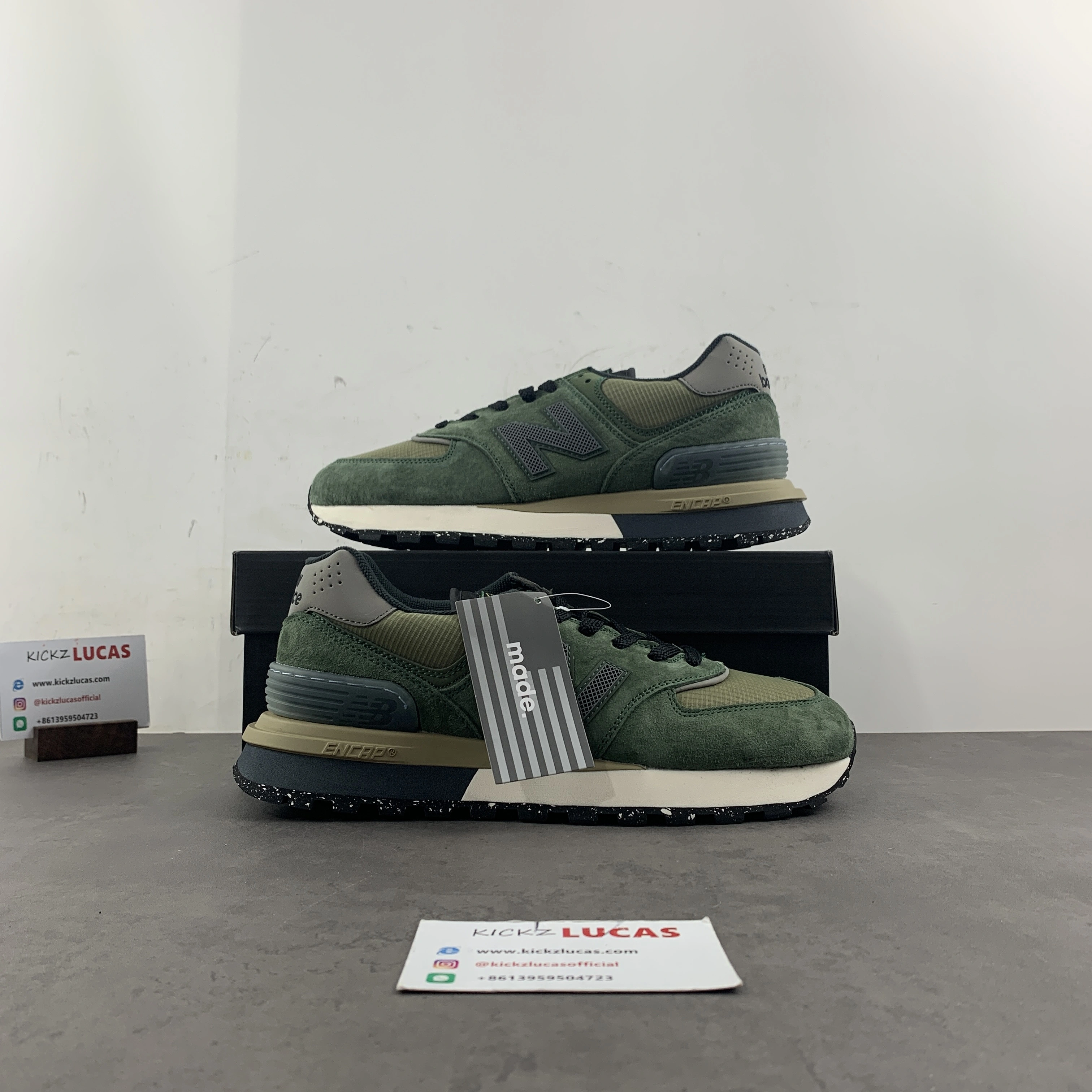 AllSeason New Balance 574 Legacy Stone Island Dark Green U574LGIL 2404