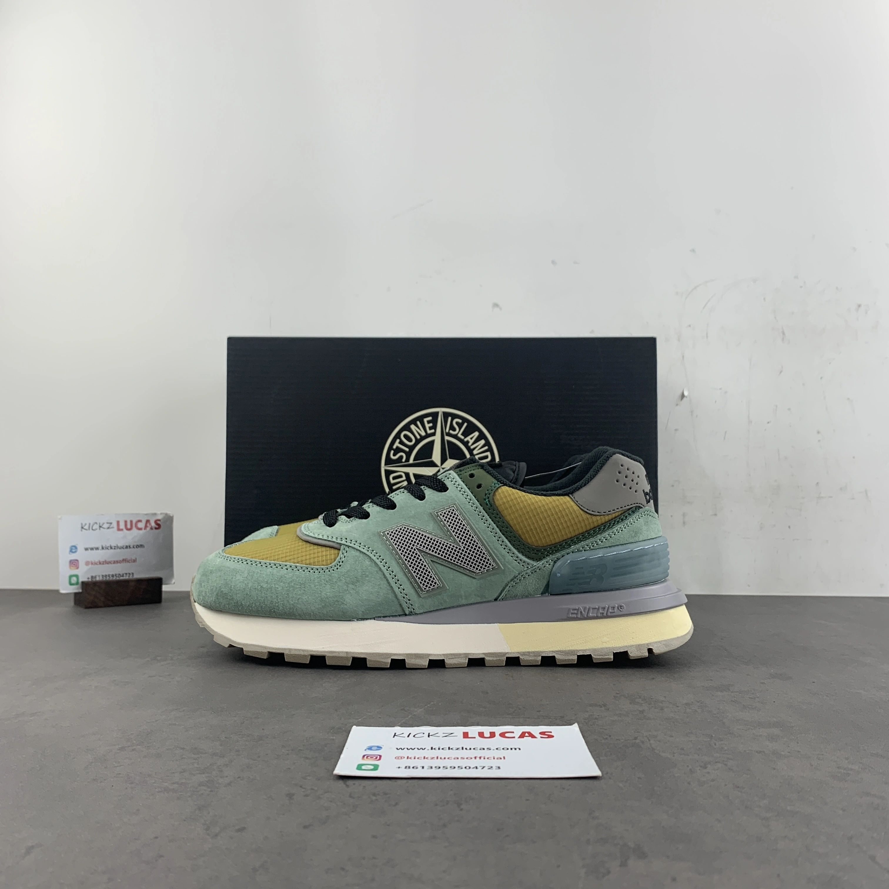 SportInspired New Balance 574 Legacy Stone Island Light Green U574LGTN 2436