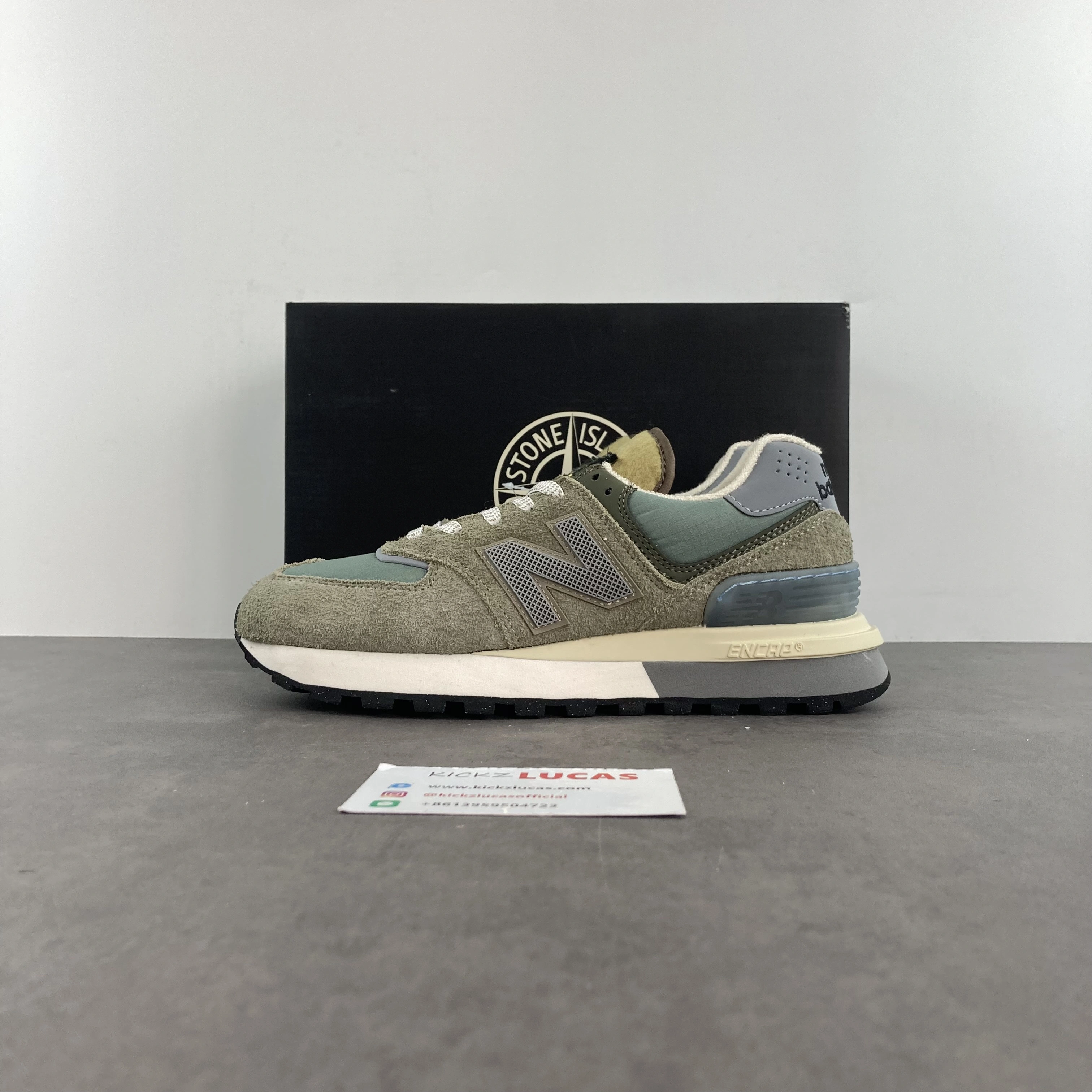 New Balance 574 Legacy Stone Island U574LGST Flexible 2468