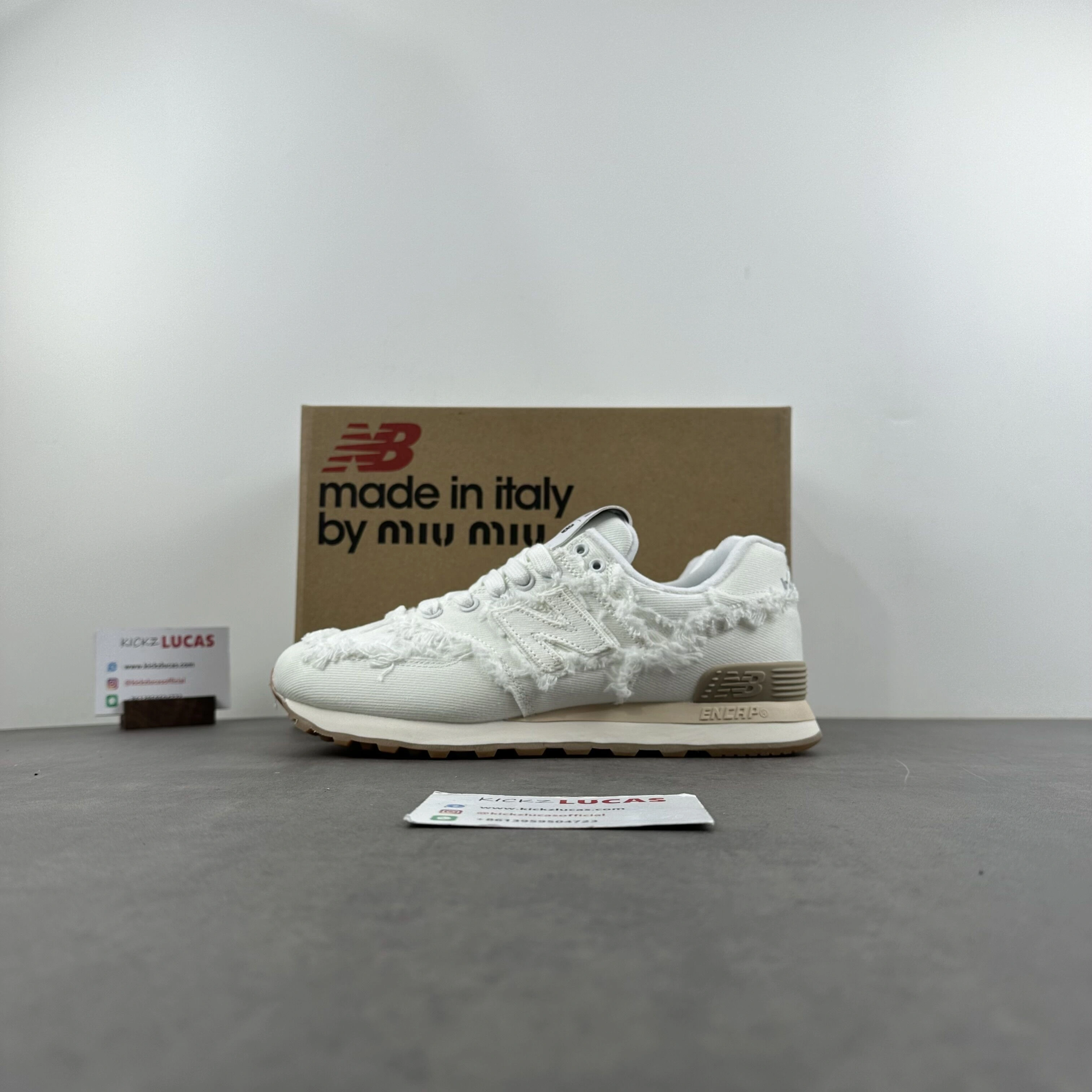 SportInspired New Balance 574 Miu Miu Denim White 5E765D_CSL_F0009_F_ 2463
