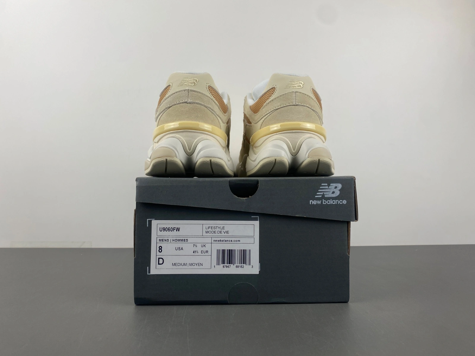 New Balance 9060 Brown Ivory White U9060FW Chic 2378
