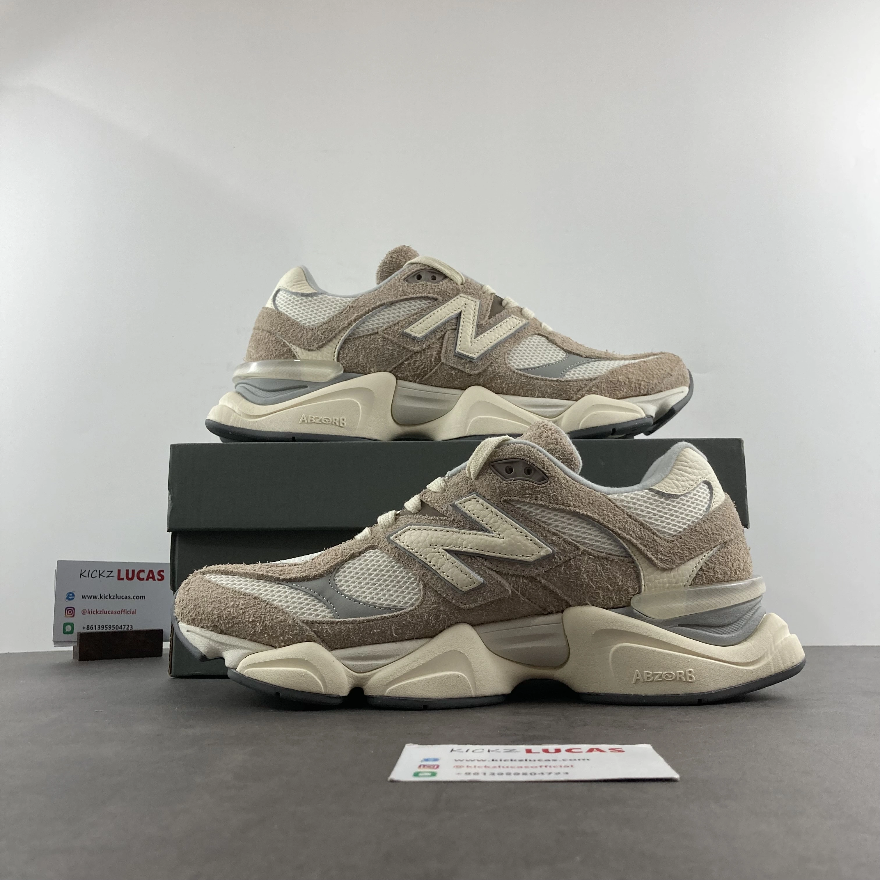 Original New Balance 9060 Driftwood Stone Pink Sea Salt U9060HSB 2458