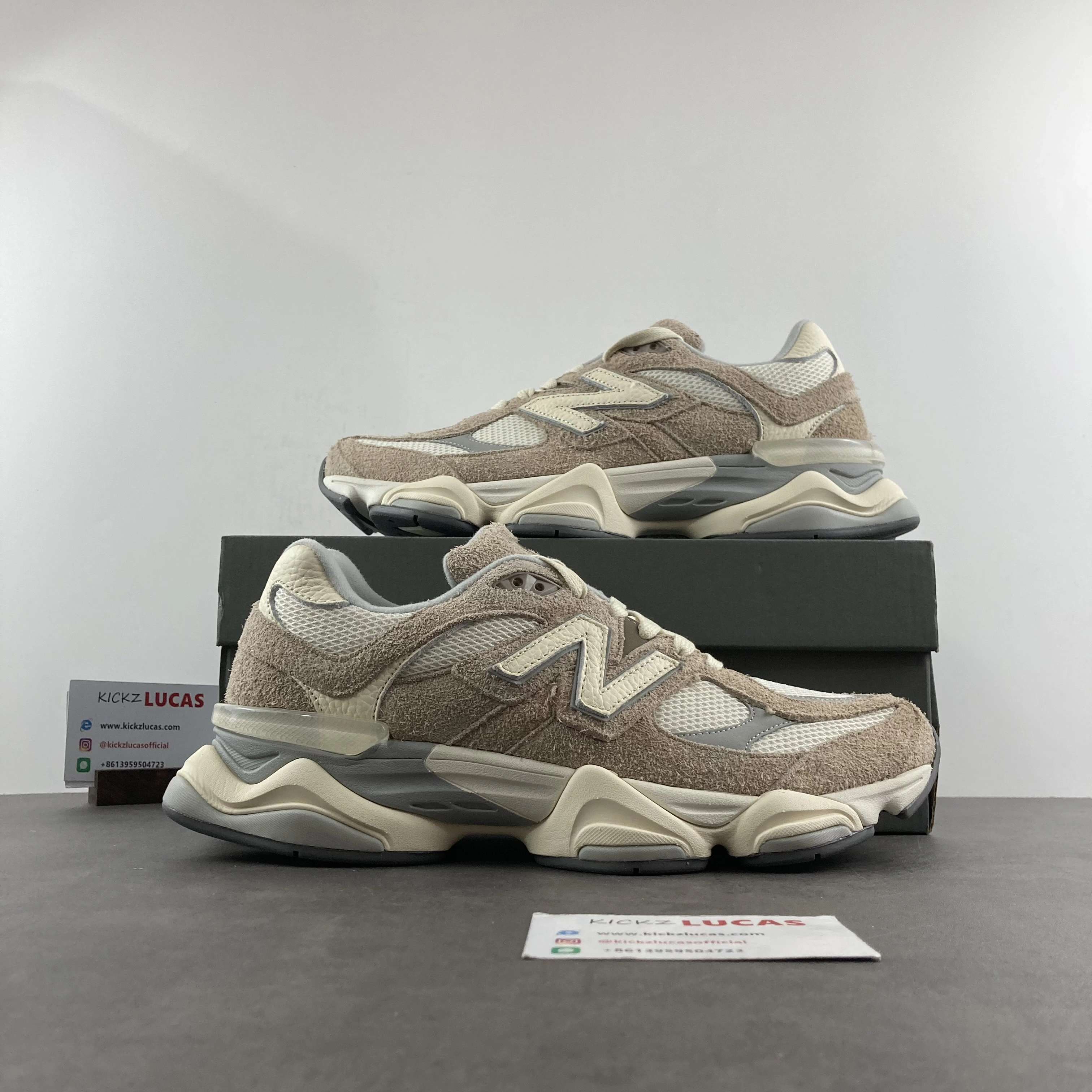 Original New Balance 9060 Driftwood Stone Pink Sea Salt U9060HSB 2458