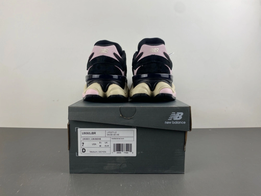 New Balance 9060 JD Exclusive Black Pink White U9060JBR NewStyle 2327