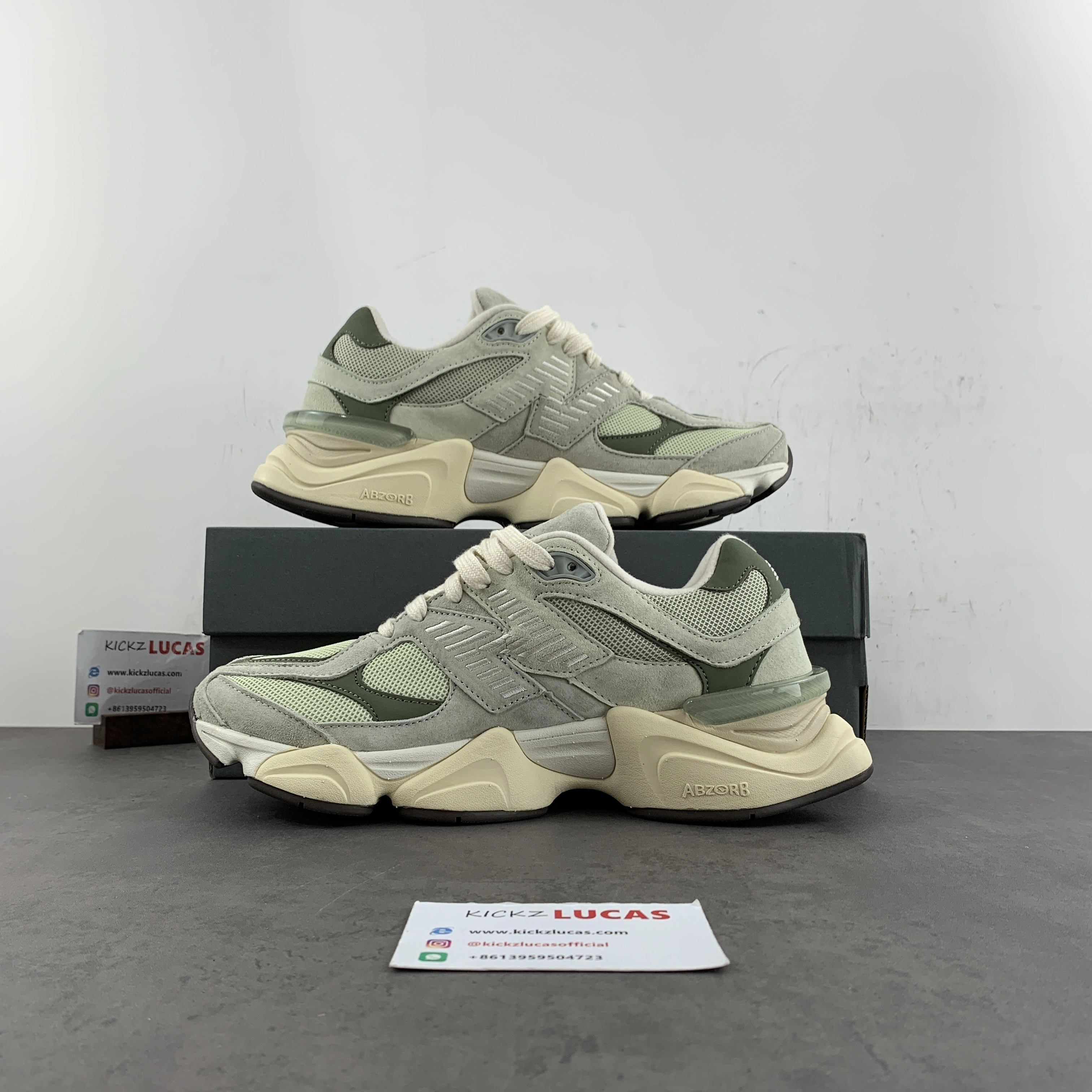 Comfortable New Balance 9060 Olivine U9060EEC 2435