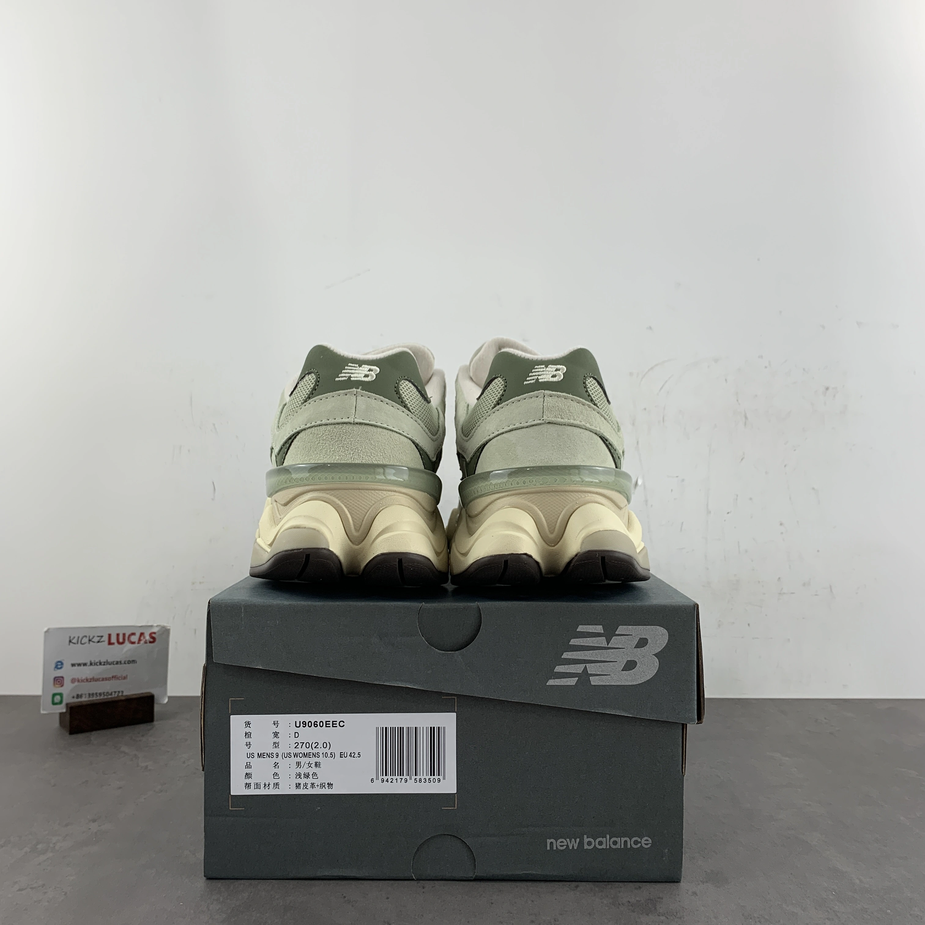 Comfortable New Balance 9060 Olivine U9060EEC 2435
