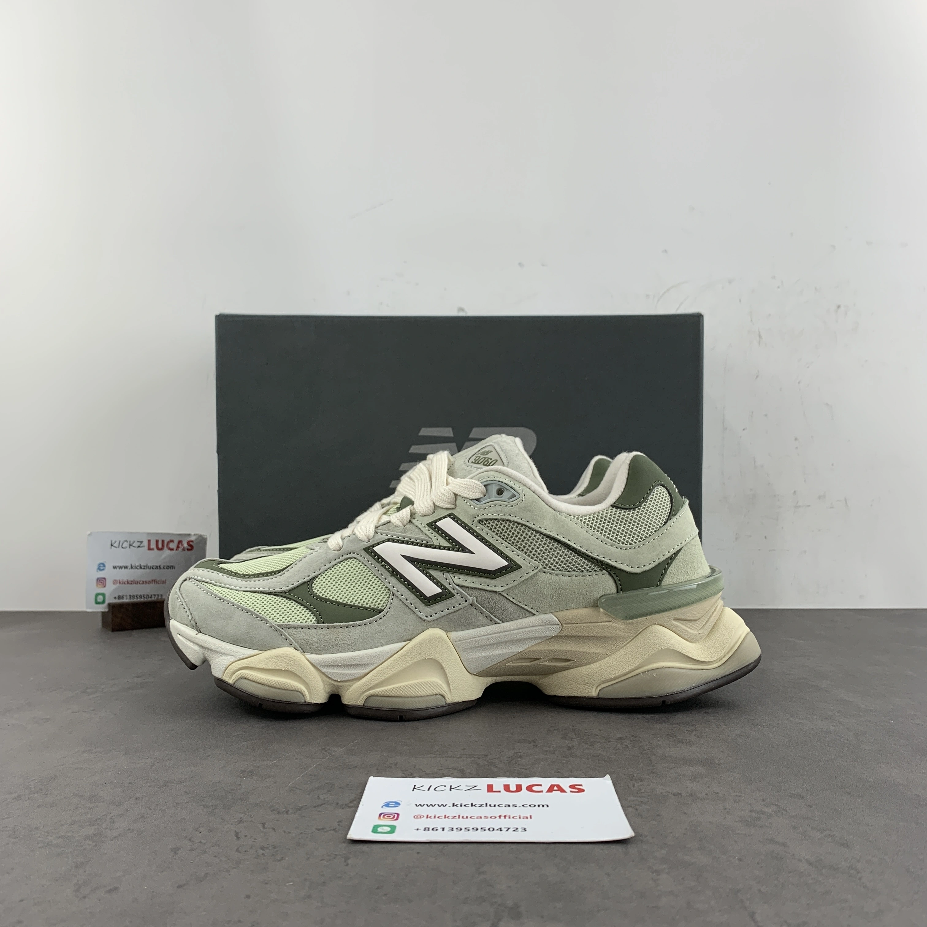 Comfortable New Balance 9060 Olivine U9060EEC 2435