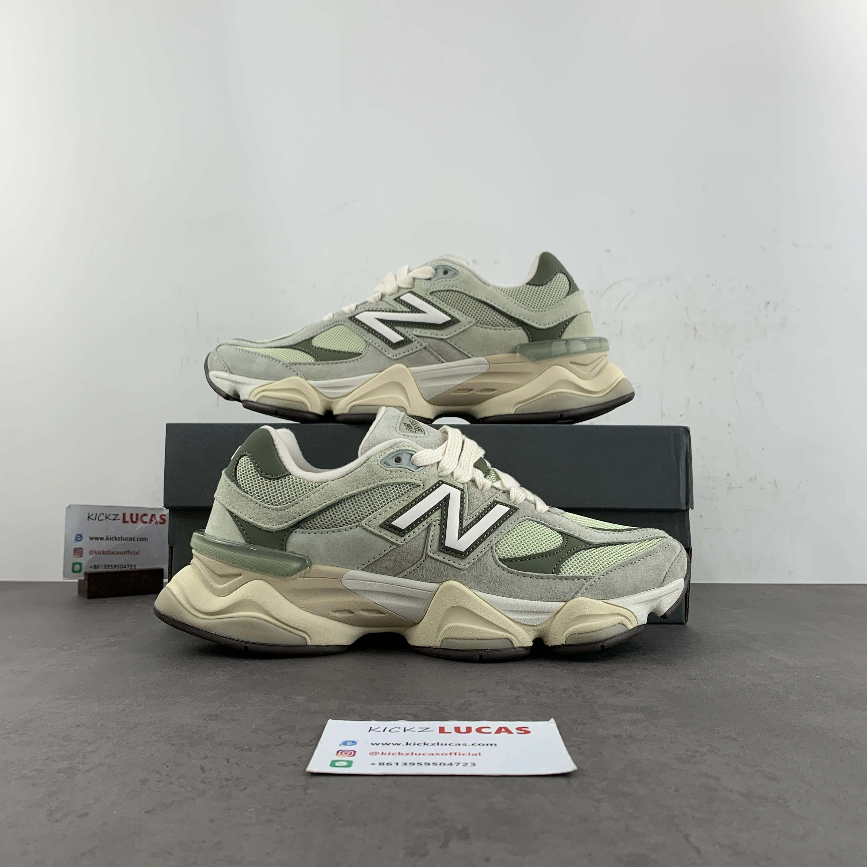 Comfortable New Balance 9060 Olivine U9060EEC 2435