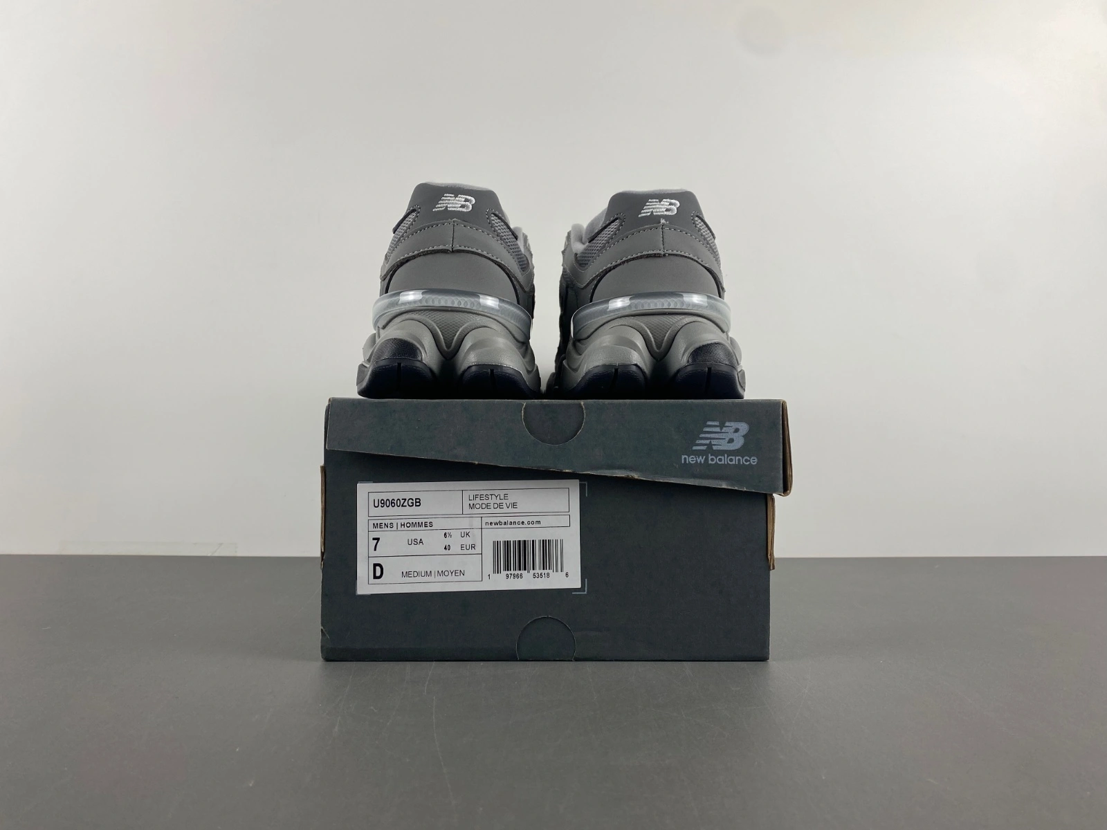Durable New Balance 9060 Shadow Grey Castlerock U9060ZGB 2382