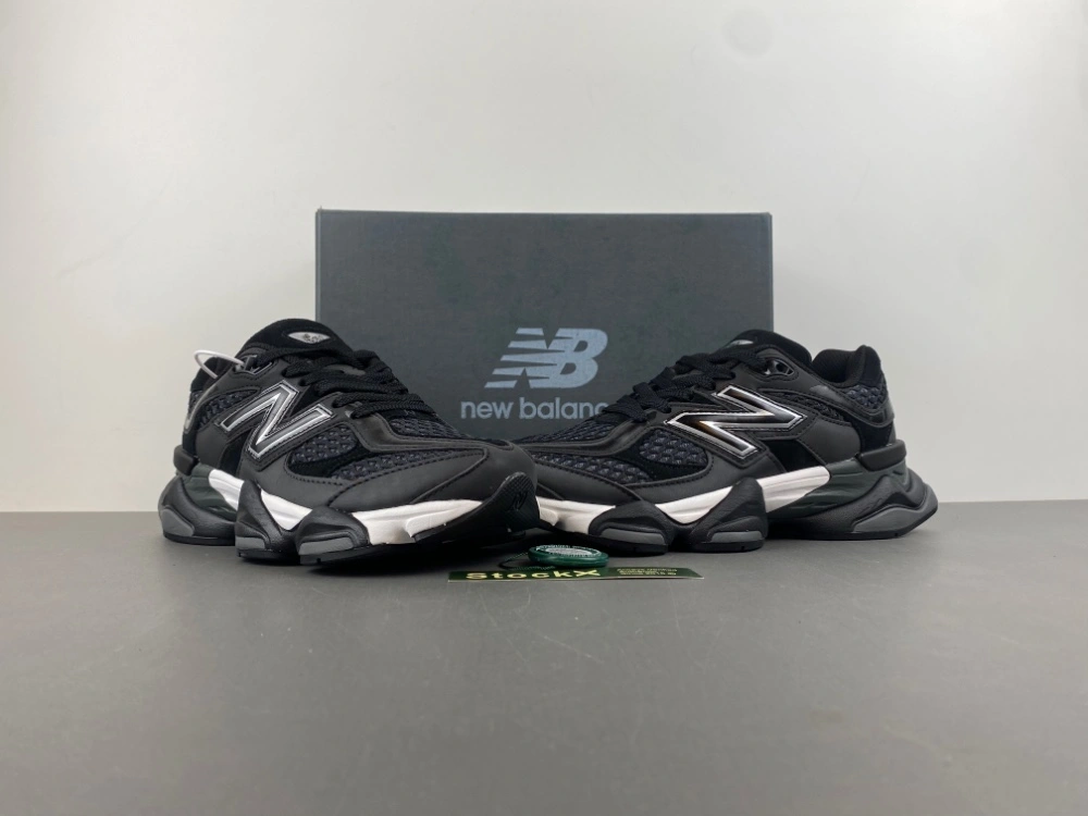 SoftTouch New Balance 9060 Shoe Palace Black Silver U9060PNR 2347