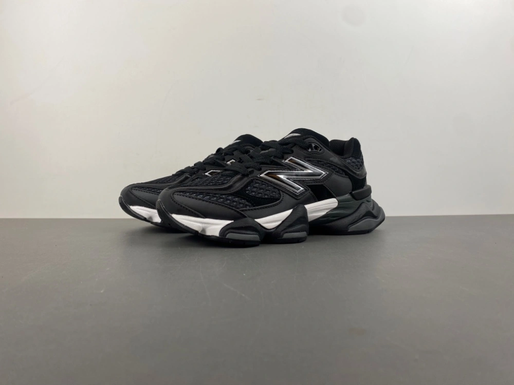 SoftTouch New Balance 9060 Shoe Palace Black Silver U9060PNR 2347