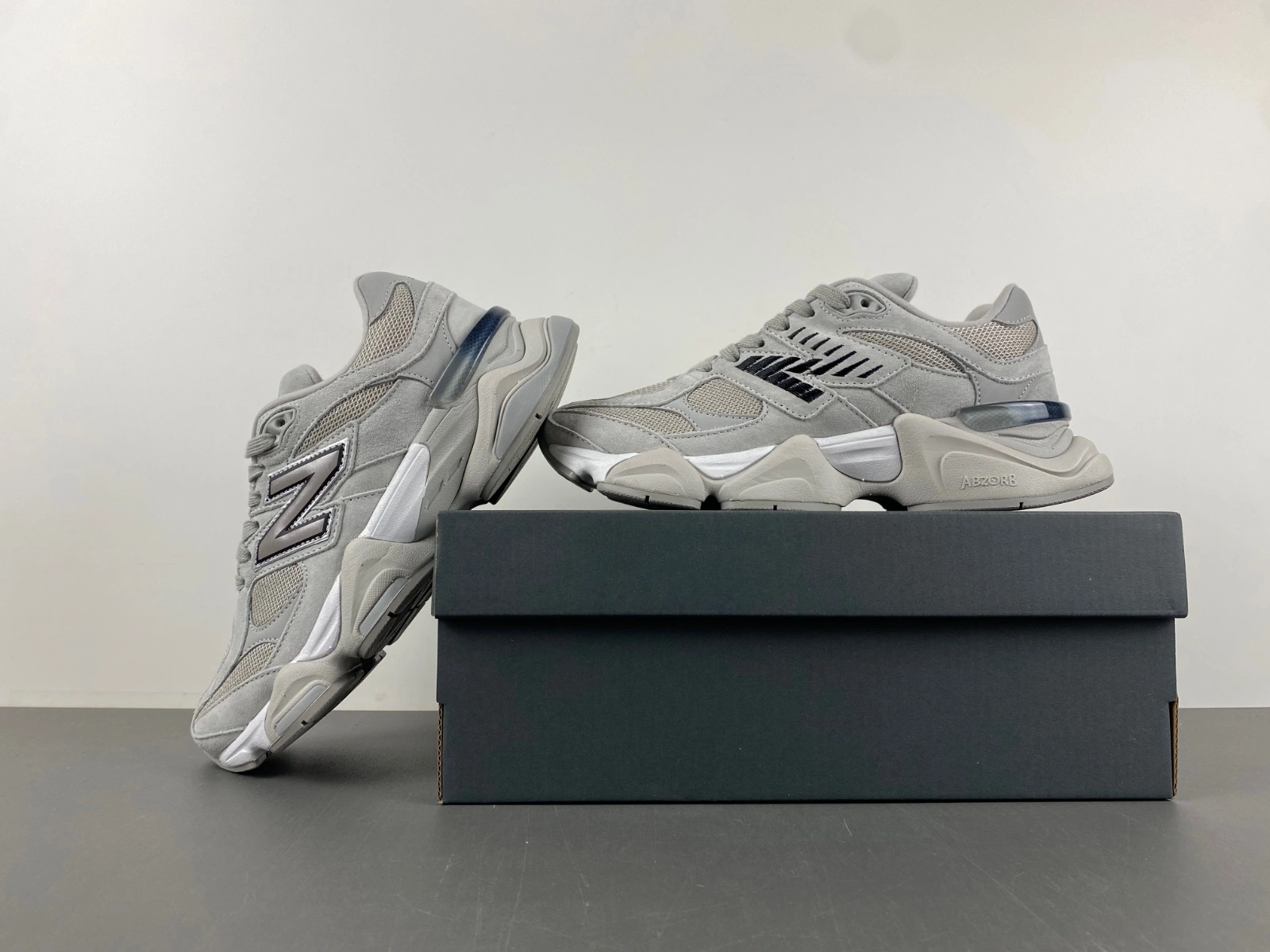 WaterResistant New Balance 9060 Silver Metallic Grey U9060JGR 2372