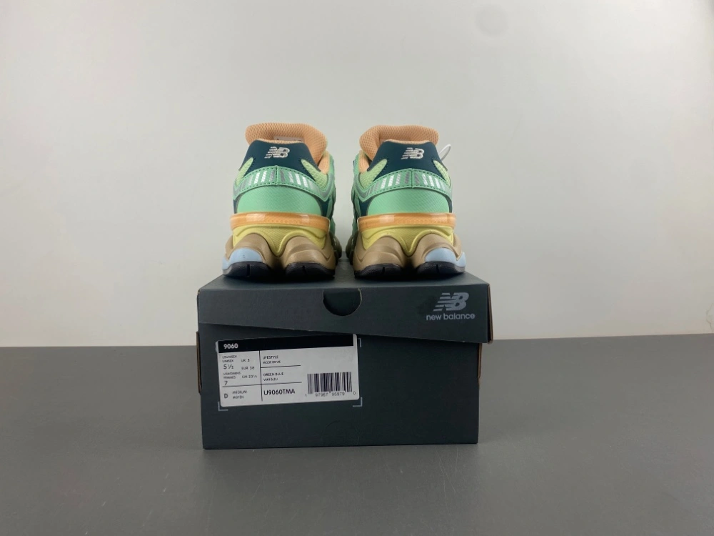 Minimalist New Balance 9060 Sweetgrass Deep Ocean U9060TMA 2340