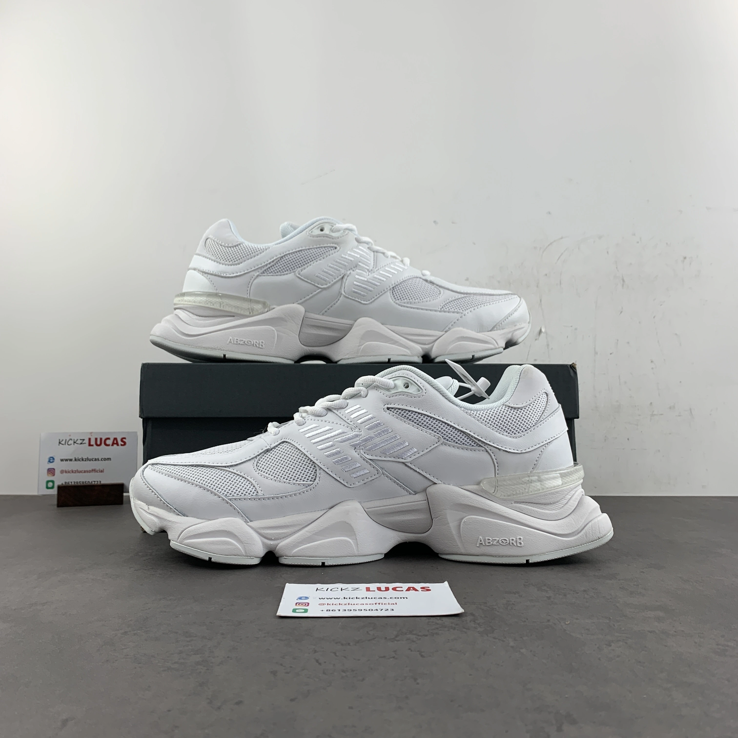 Bold New Balance 9060 Triple White U9060NRJ 2434