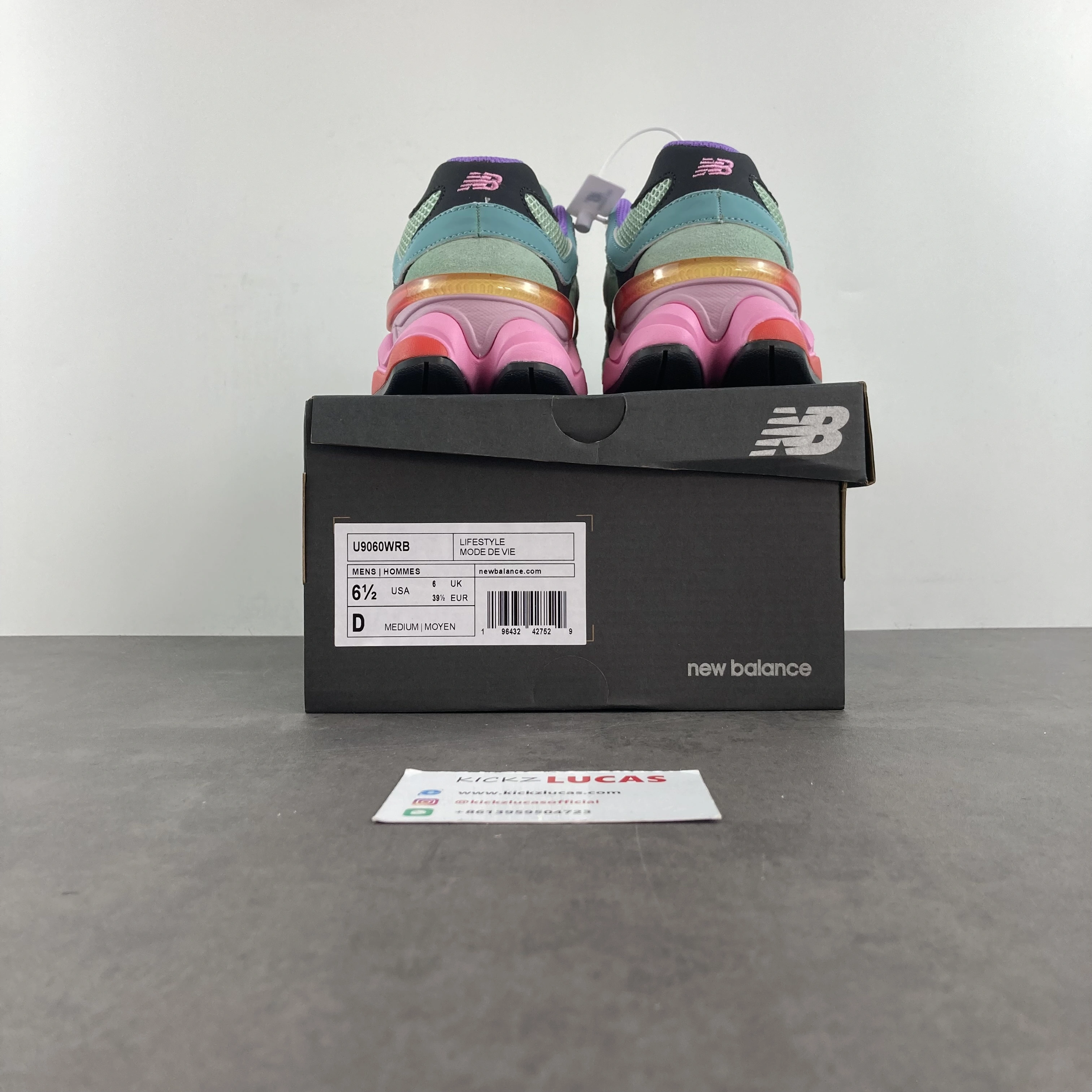 Durable New Balance 9060 Warped Multi-Color 2460