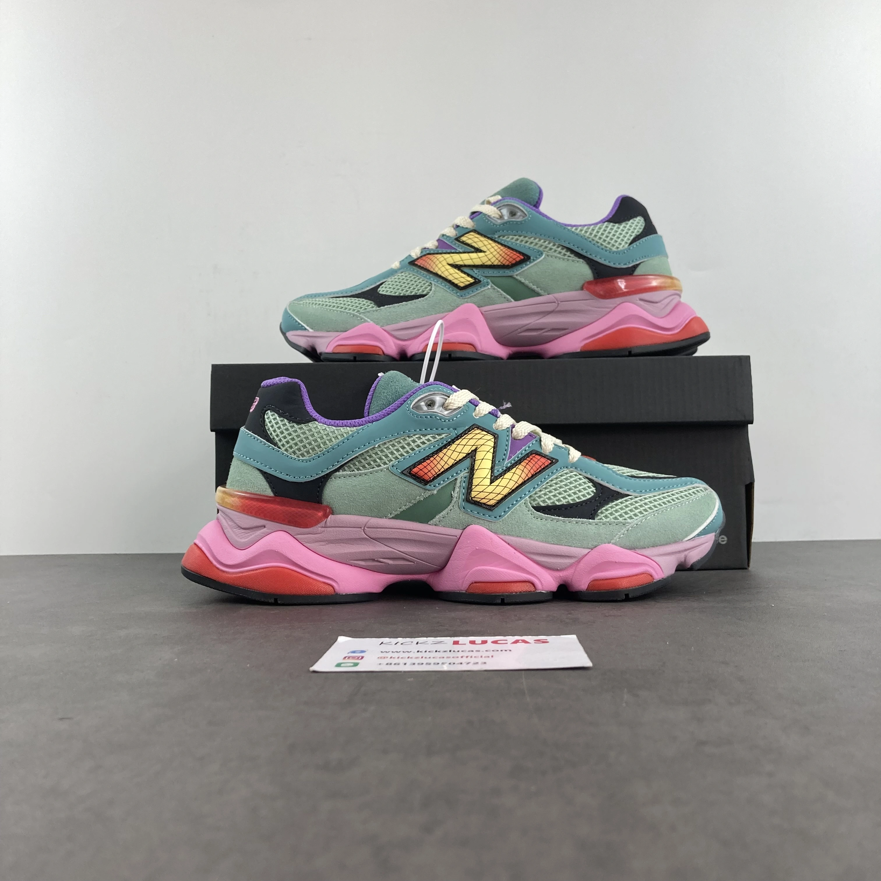 Durable New Balance 9060 Warped Multi-Color 2460