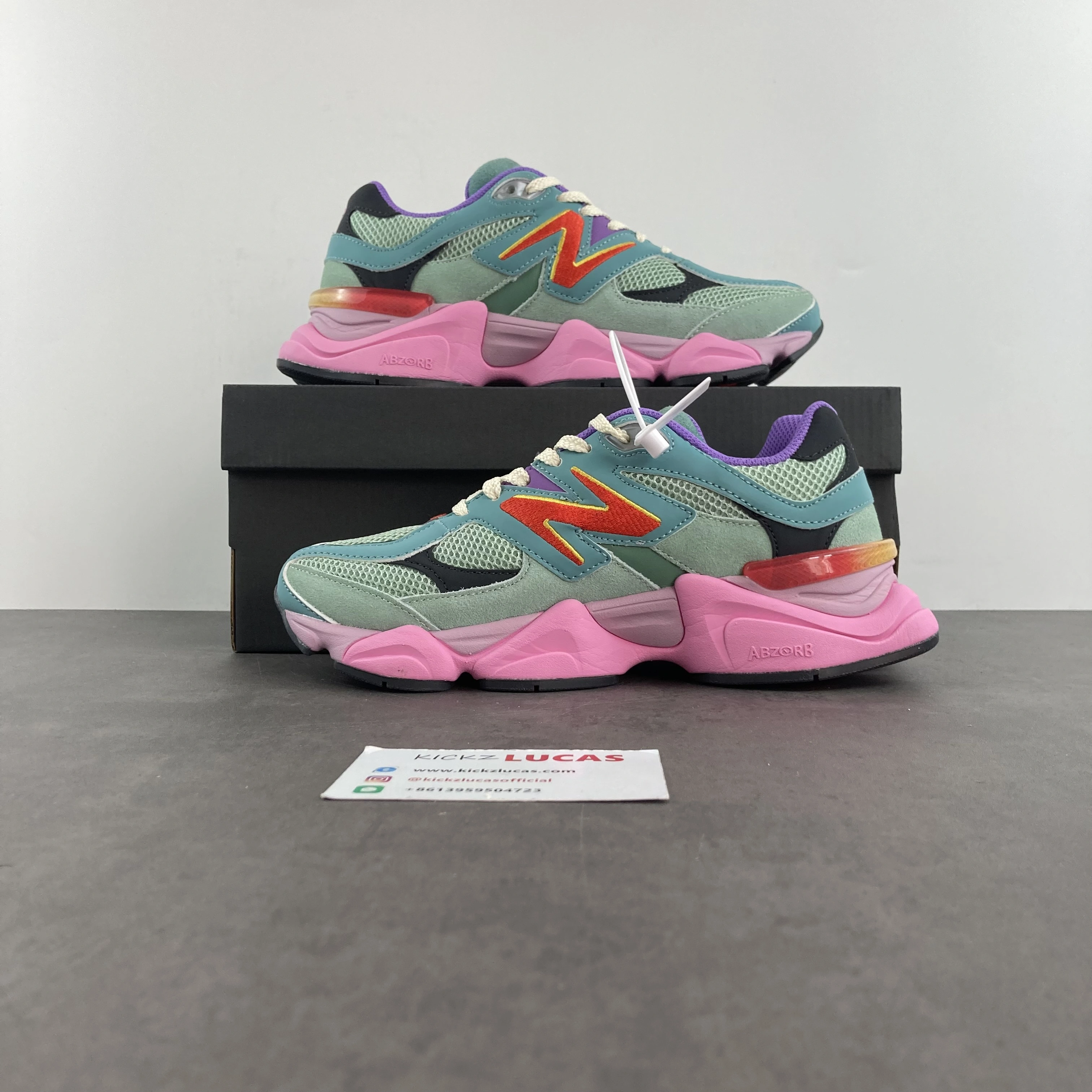 Durable New Balance 9060 Warped Multi-Color 2460