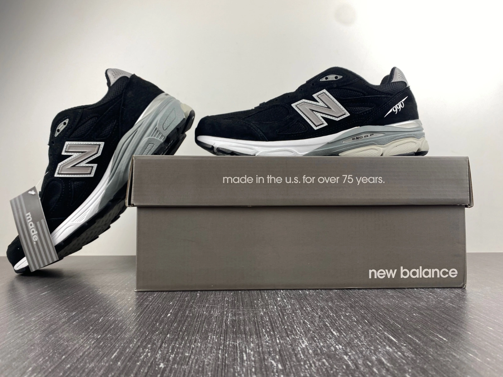 New Balance 990v3 Black White M990BS Modern 2489