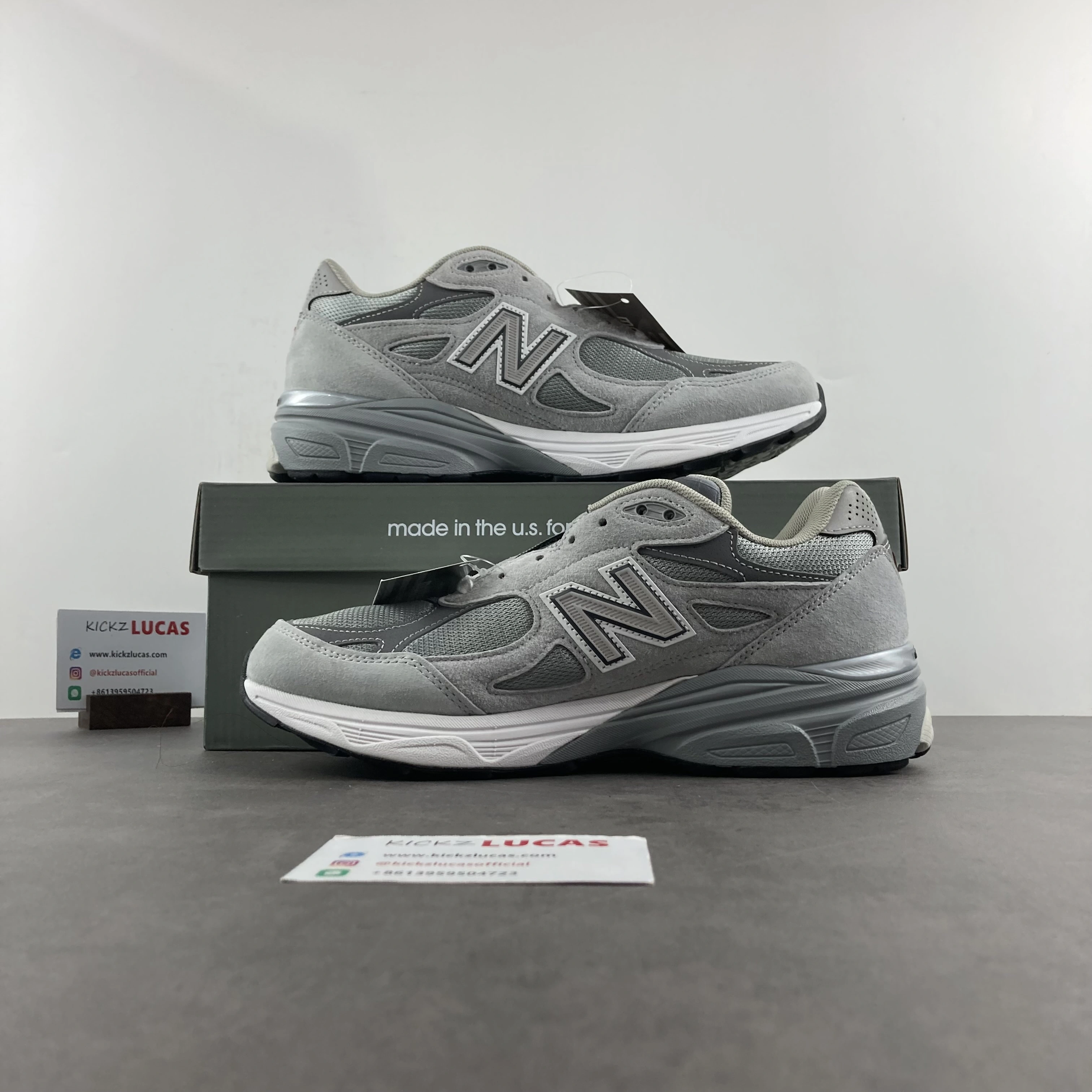 Practical New Balance 990v3 Grey M990GL3 M990GY 2500