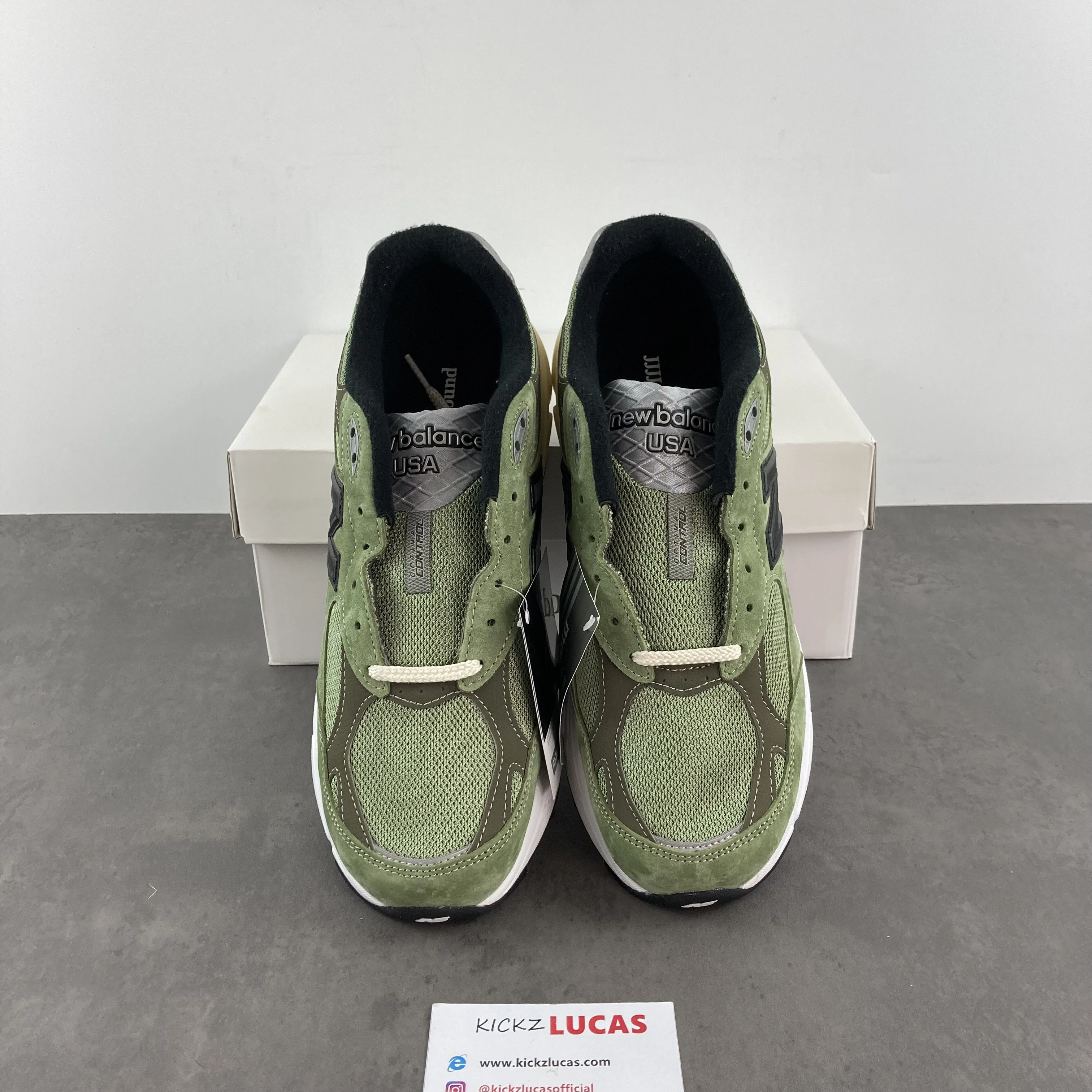 Lightweight New Balance 990v3 JJJJound Olive M990JD 2508