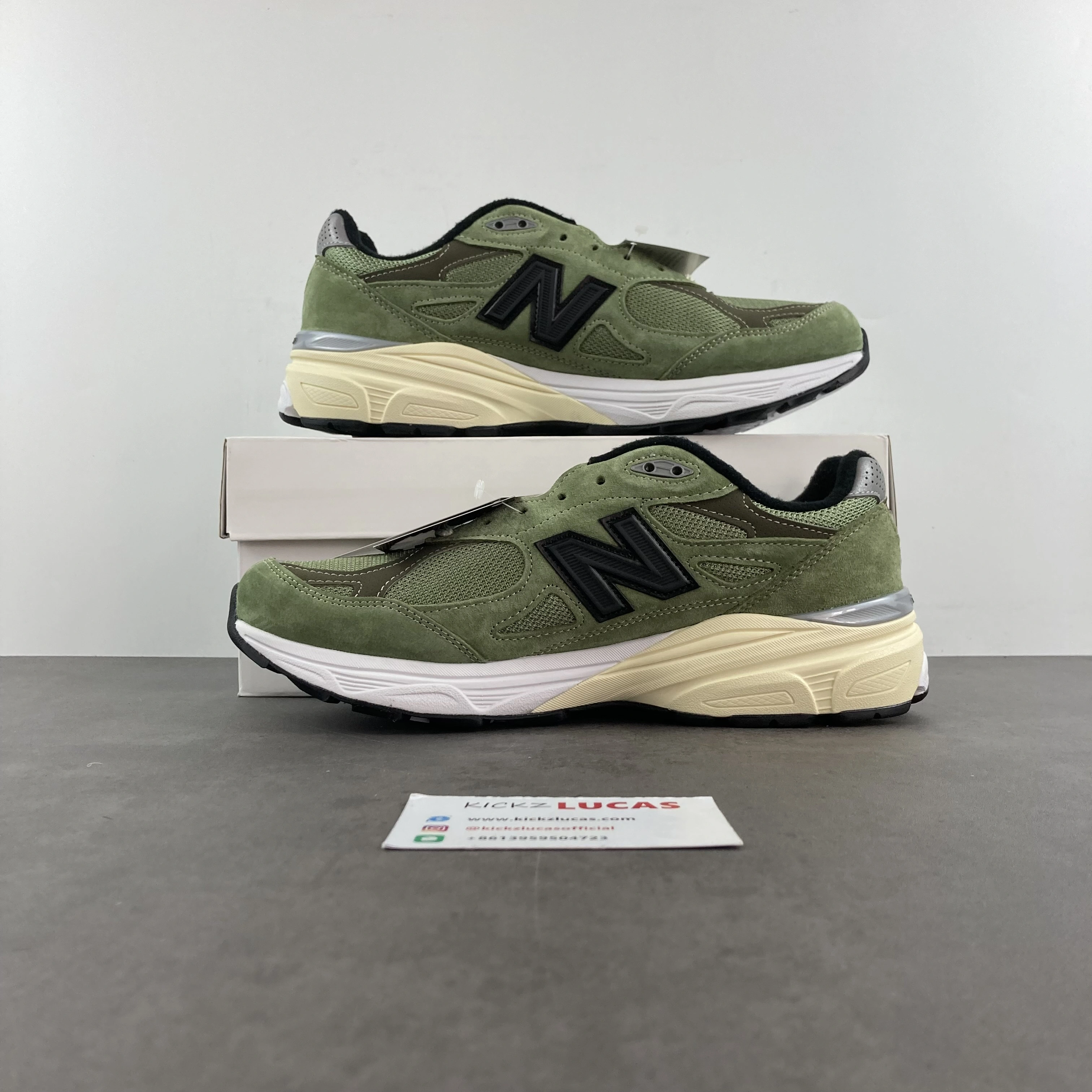 Lightweight New Balance 990v3 JJJJound Olive M990JD 2508