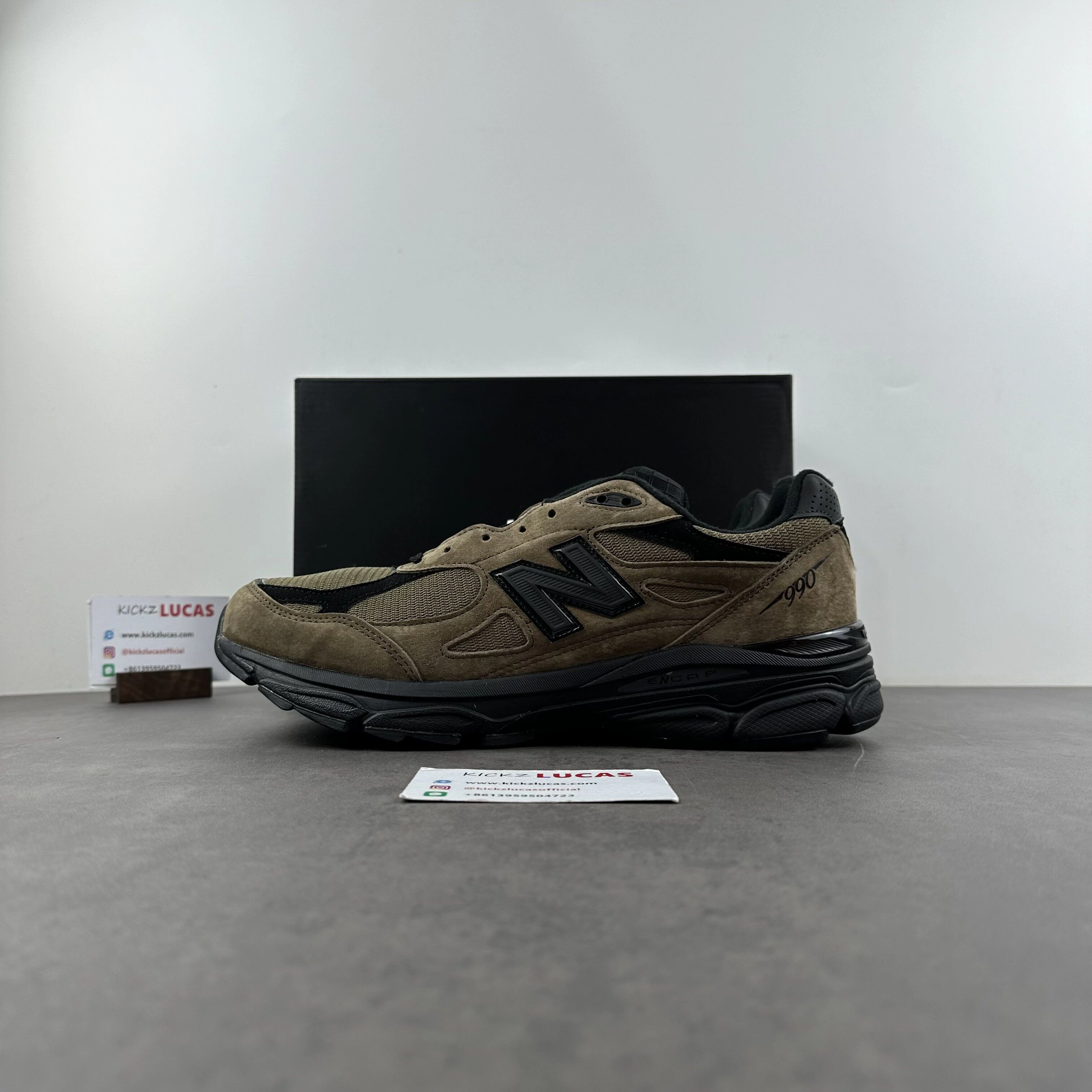 Cozy New Balance 990v3 MiUSA JJJJound Brown Black M990JJ 2447