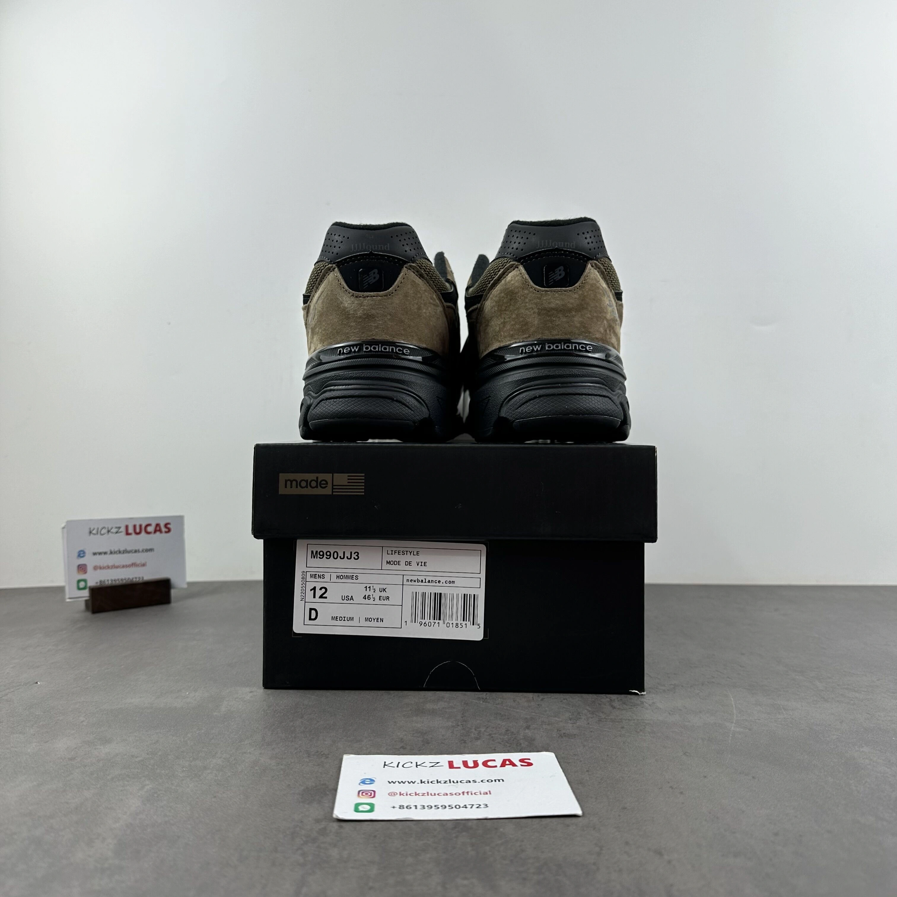 Cozy New Balance 990v3 MiUSA JJJJound Brown Black M990JJ 2447