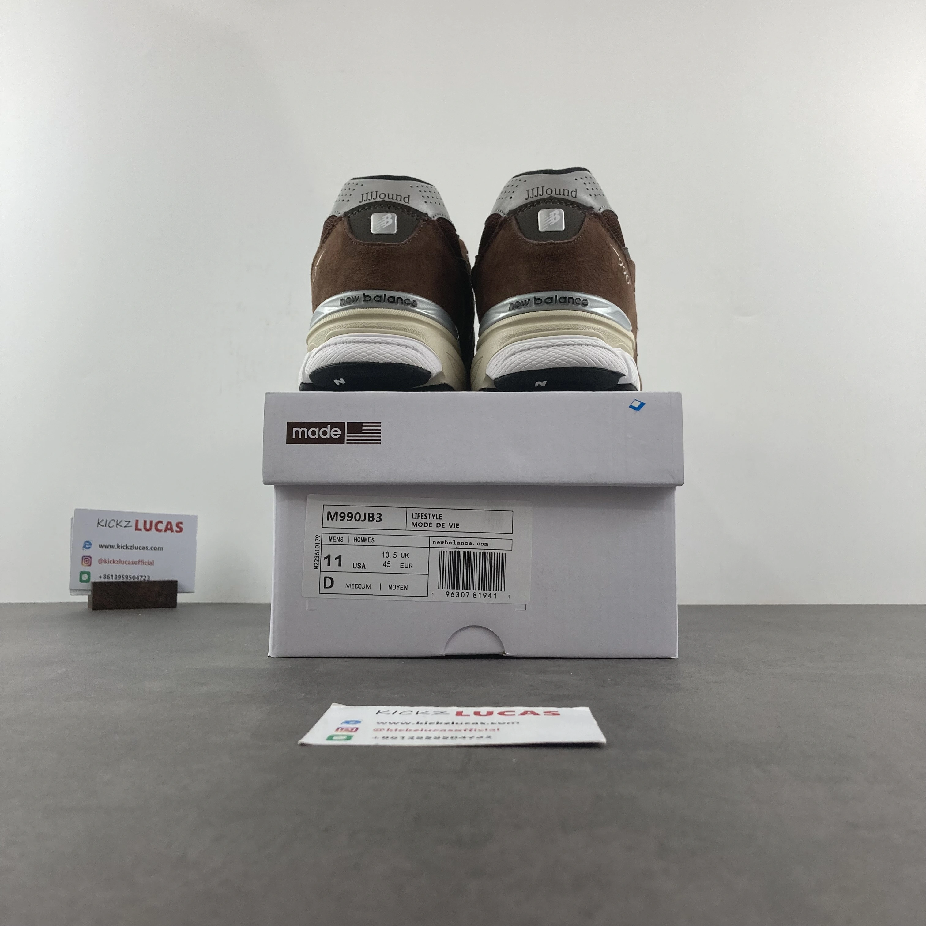 Bold New Balance 990v3 MiUSA JJJJound Montréal M990JB 2462
