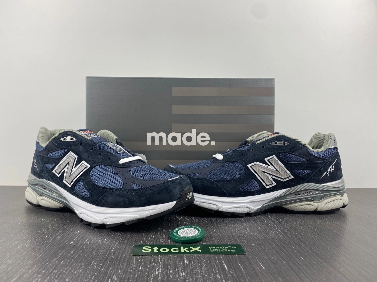New Balance 990v3 MiUSA Navy Denim M990NB EyeCatching 2491