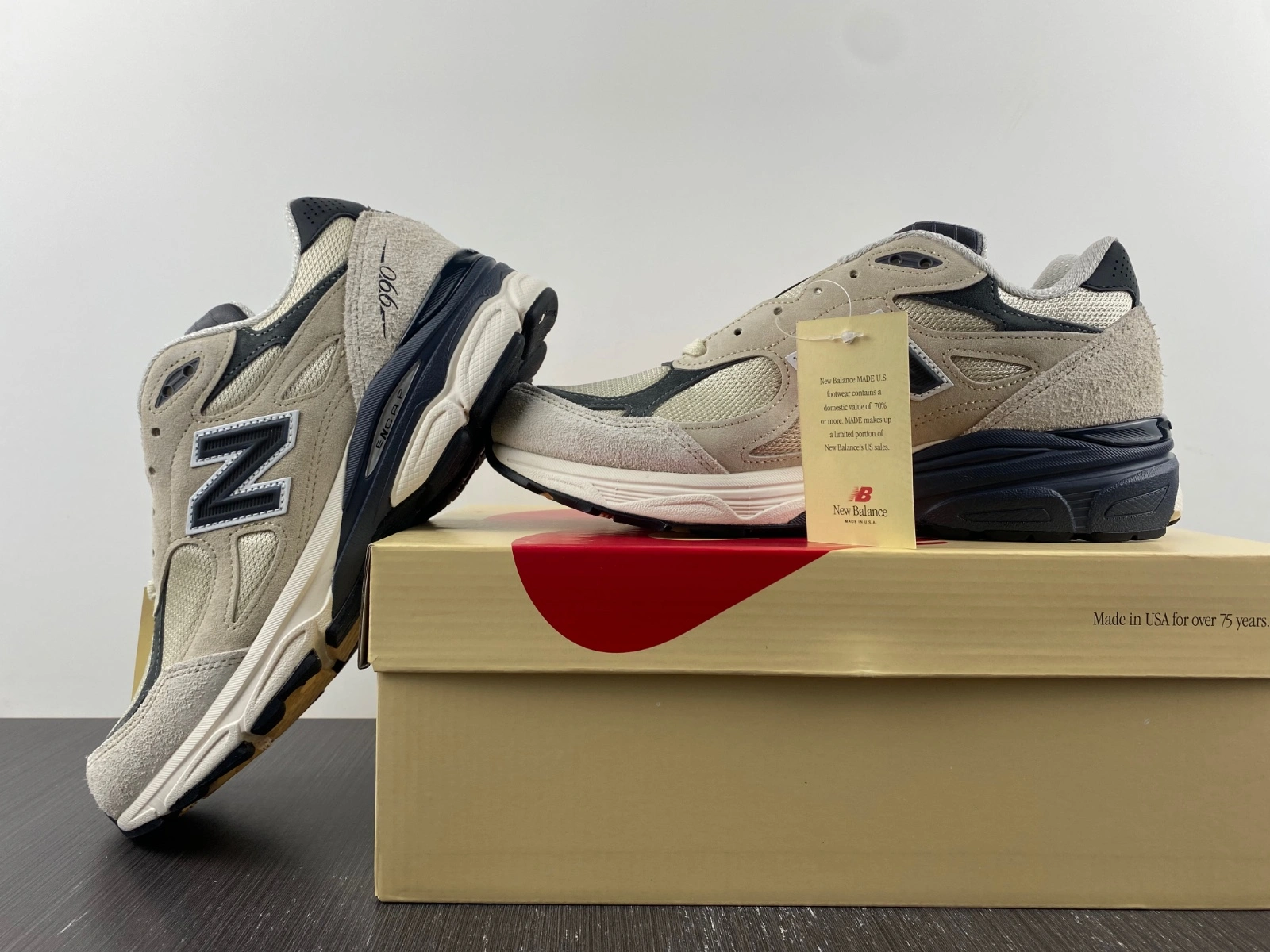 New Balance 990v3 MiUSA Teddy Santis Moonbeam M990AD WaterResistant 2502