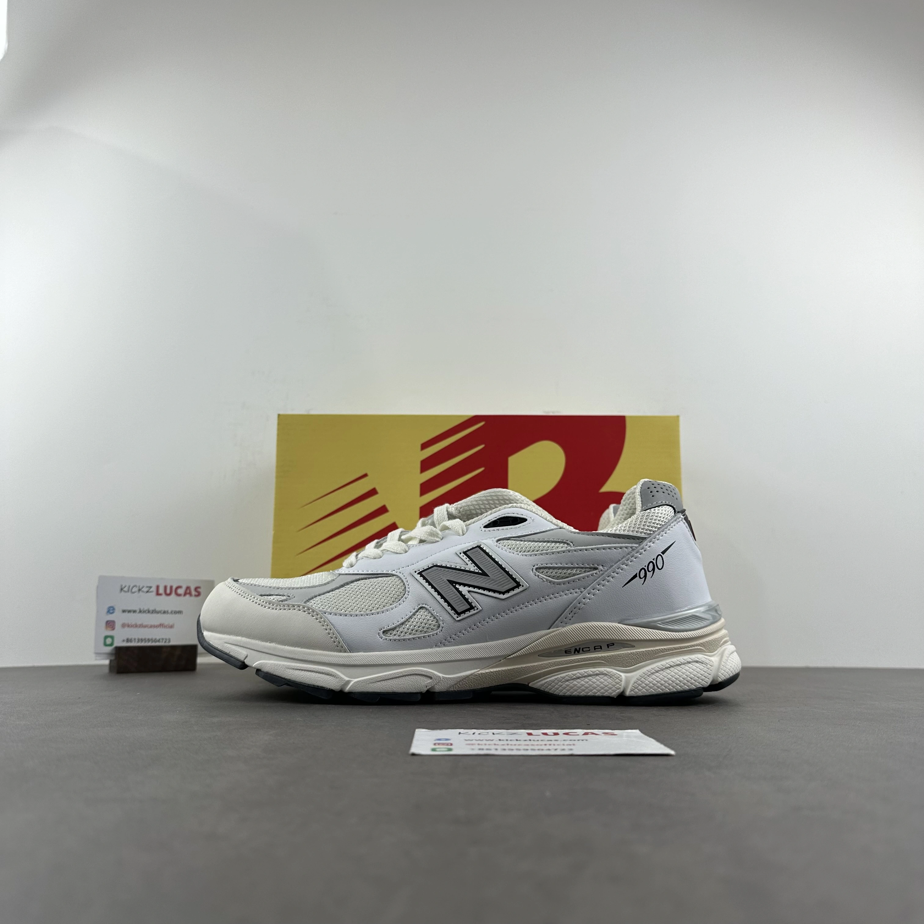 Trendsetting New Balance 990v3 MiUSA Teddy Santis Sea Salt M990AL 2478