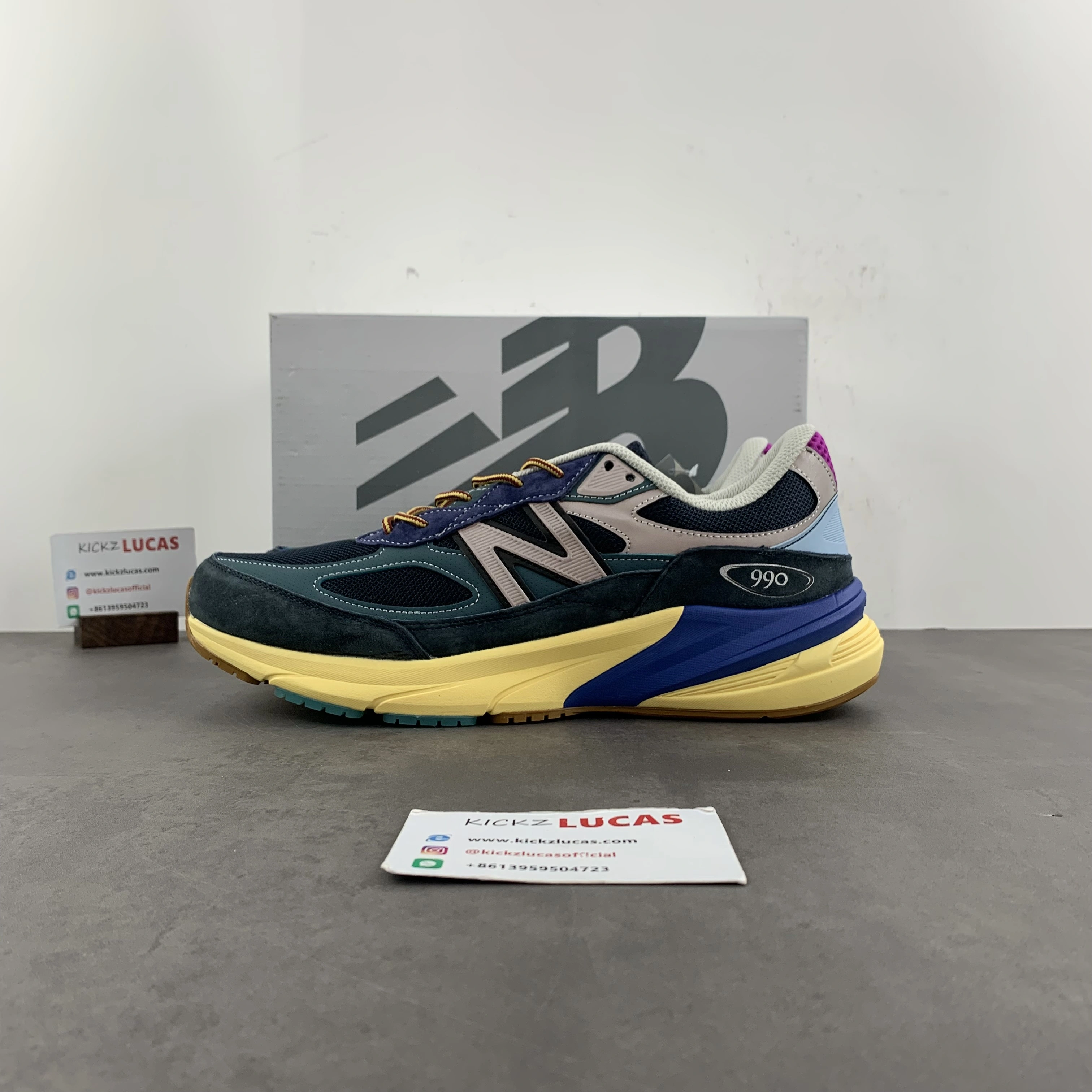 New Balance 990v6 MiUSA Action Bronson Lapis Lazuli M990AC Soft 2443
