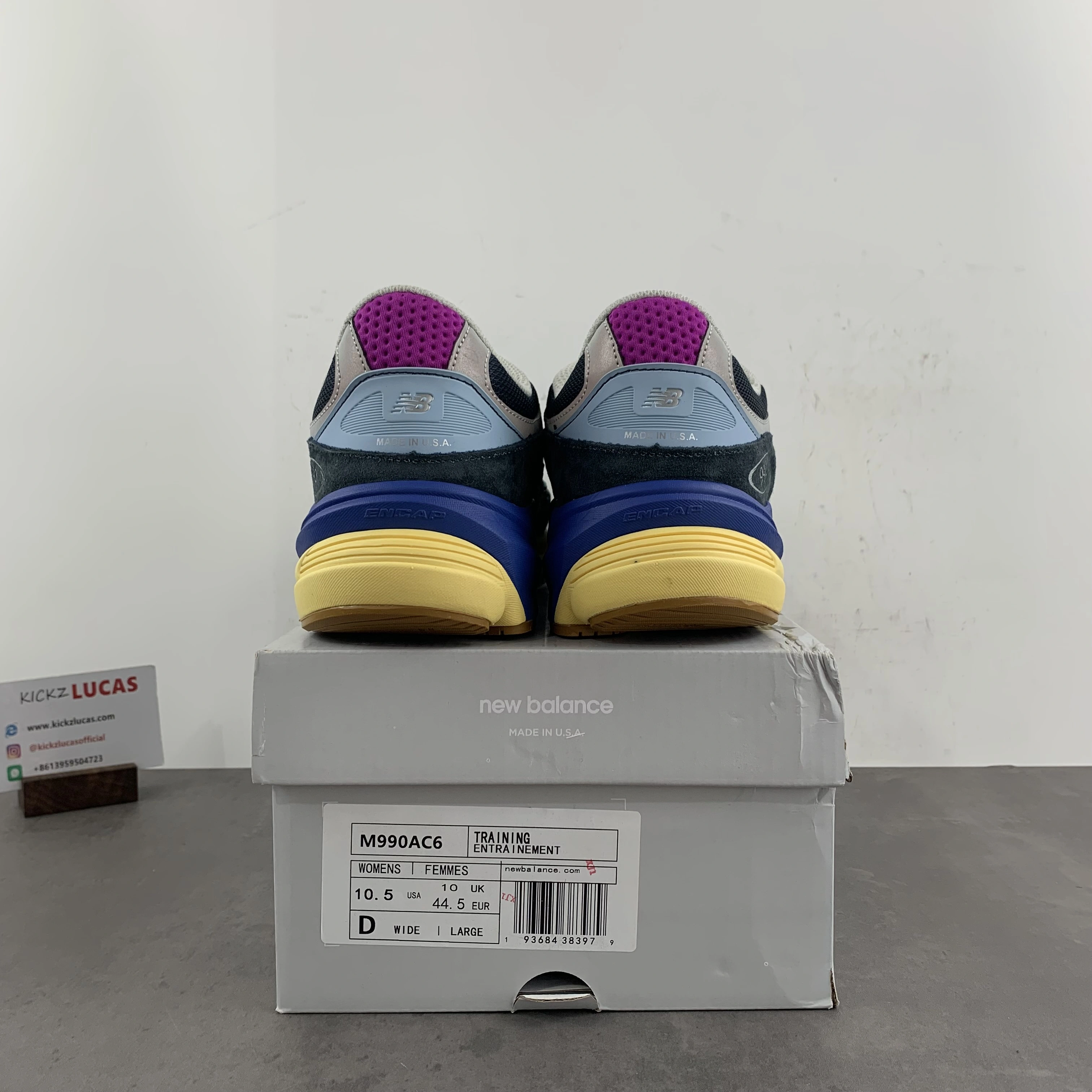 New Balance 990v6 MiUSA Action Bronson Lapis Lazuli M990AC Soft 2443