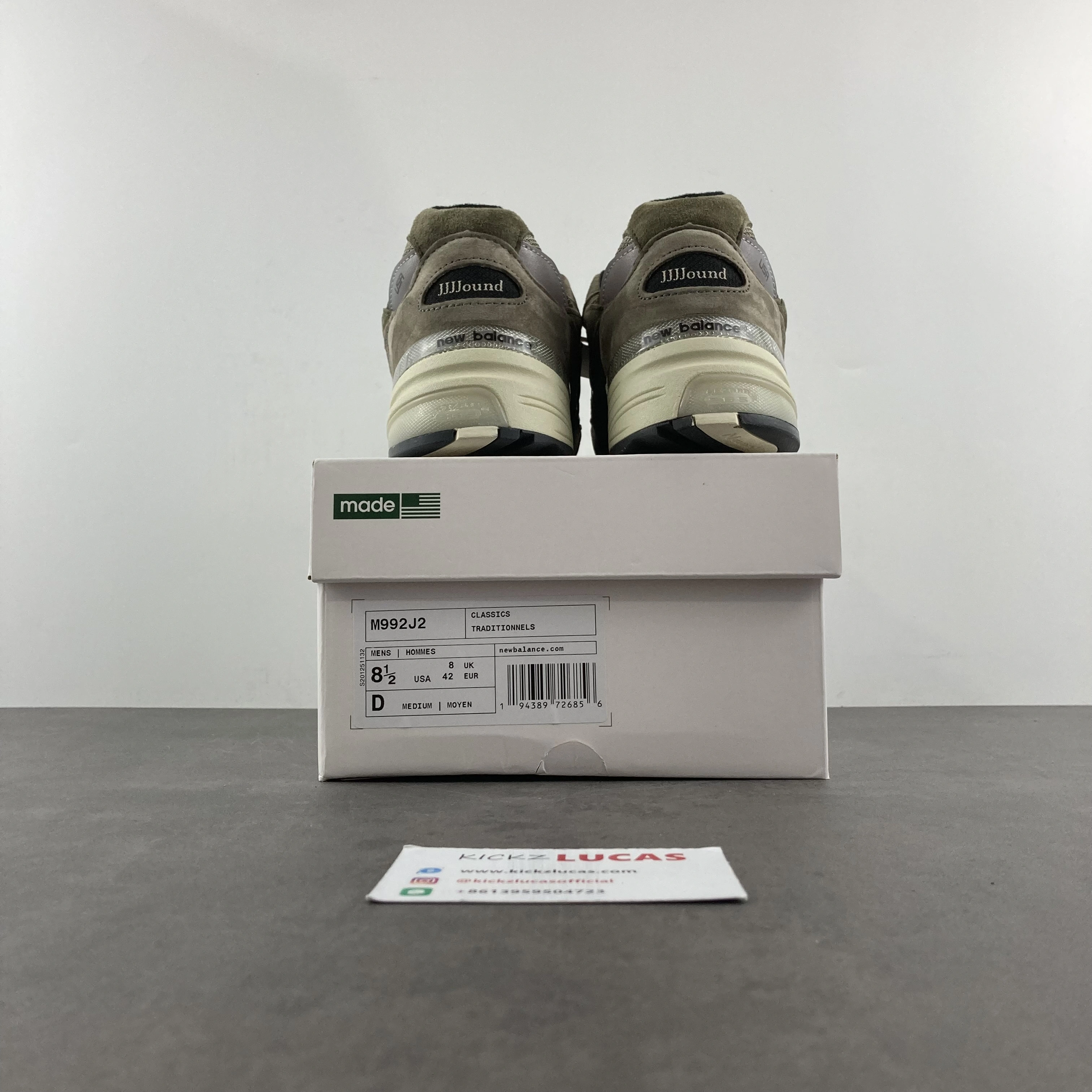 Affordable New Balance 992 JJJJound Grey M992J 2495